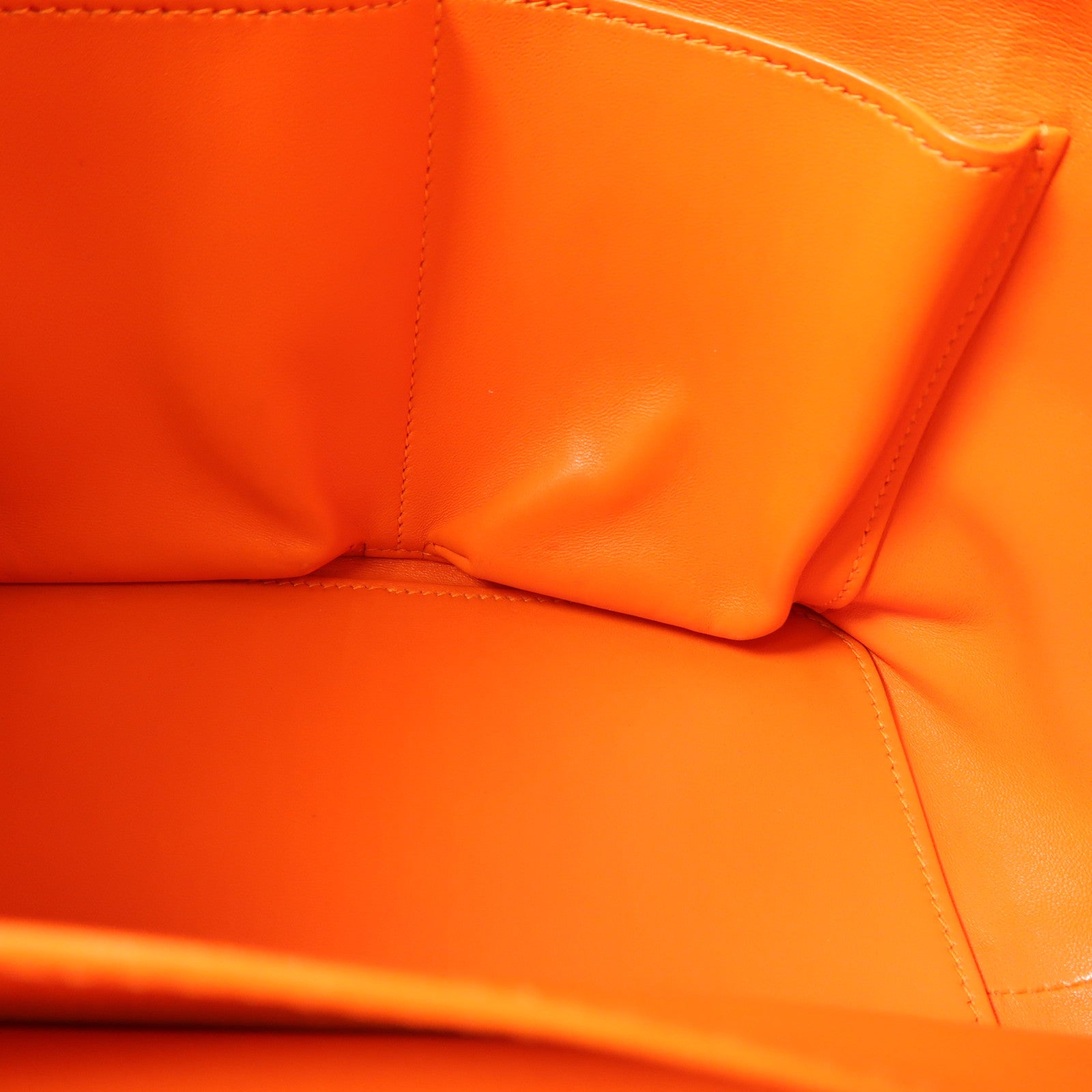 HERMES Evercolor皮革Toolbox 26銀扣手挽肩背兩用袋Orange橙色