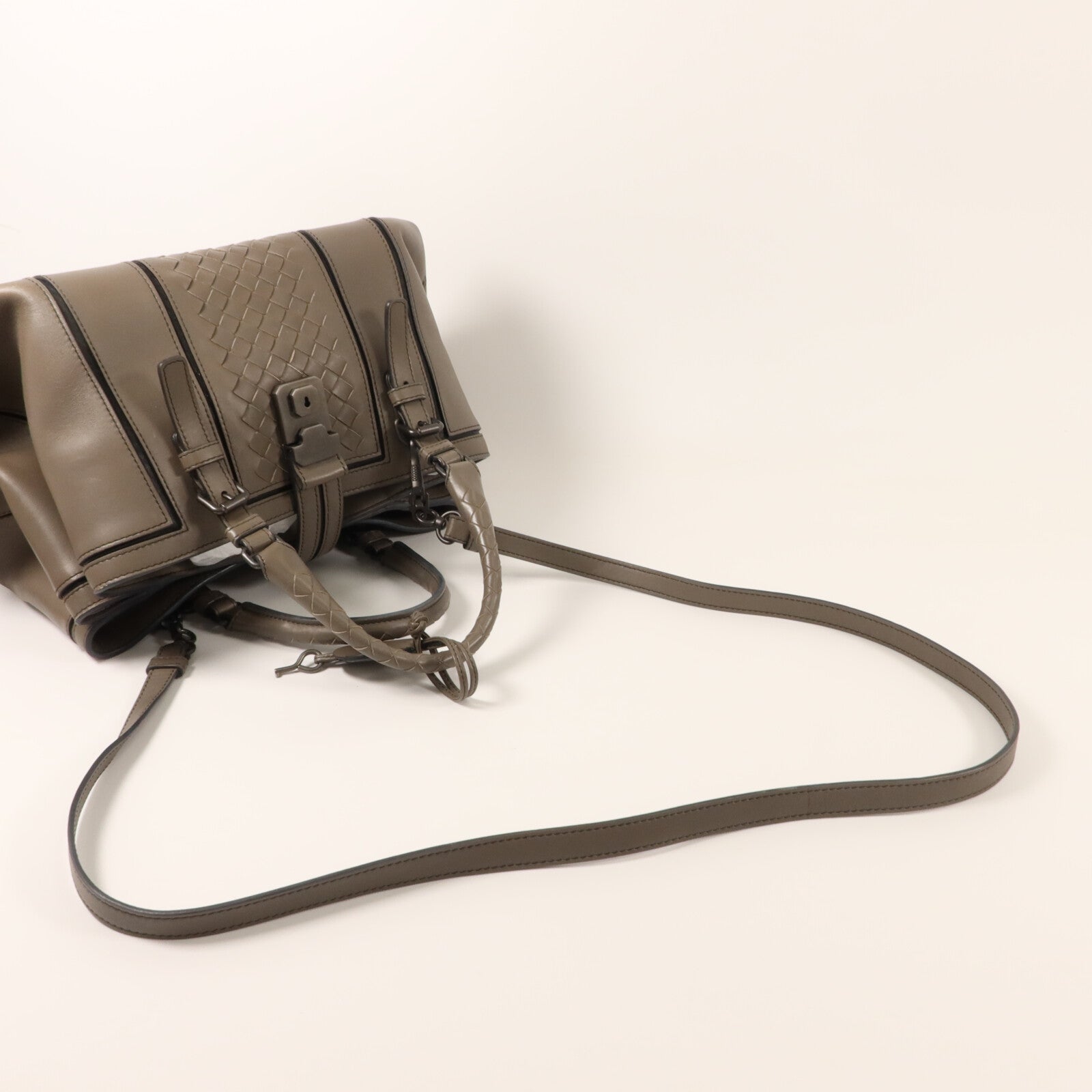 BOTTEGA VENETA 牛皮皮革2 Way Shoulder手挽肩背兩用袋
