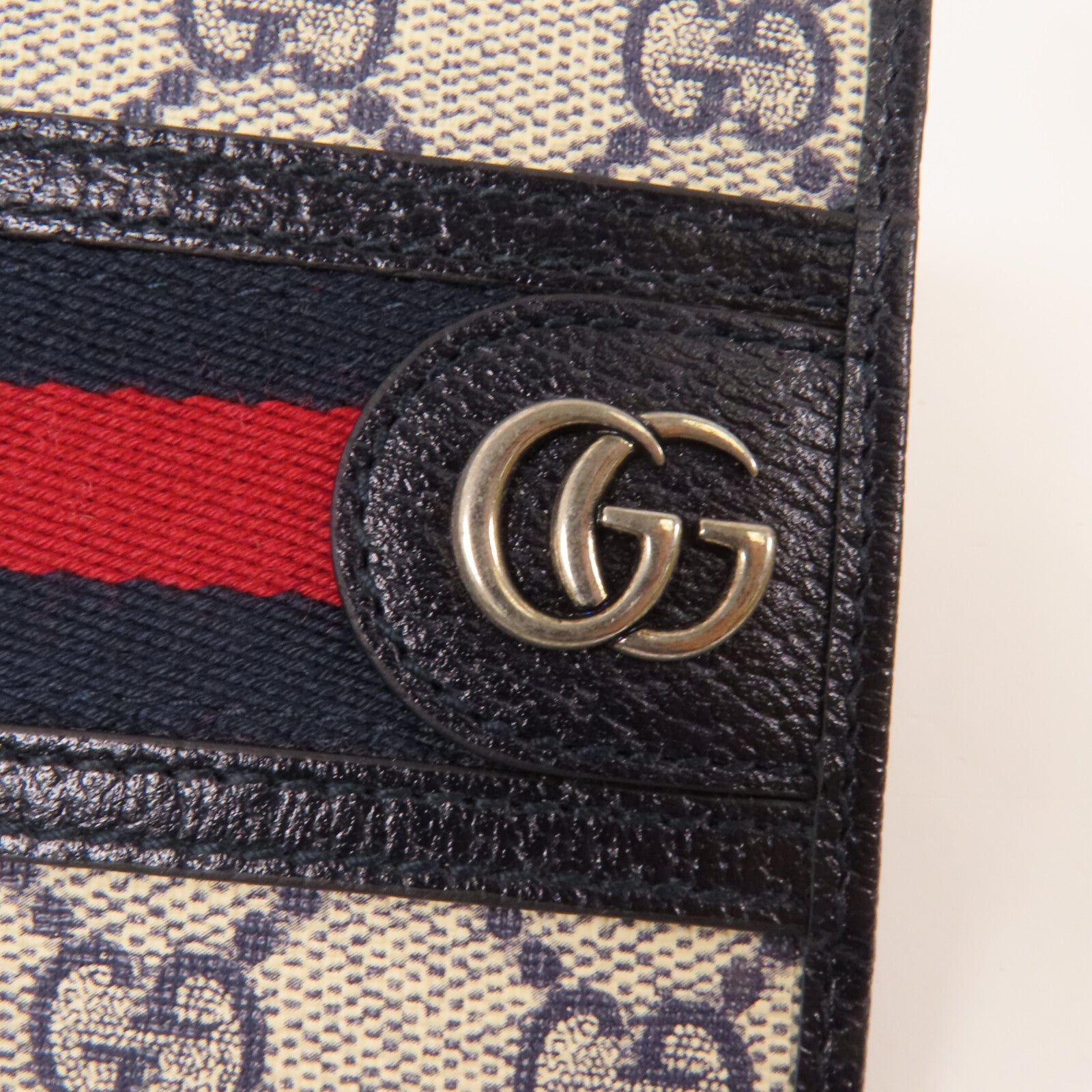 GUCCI 塗層帆布Ophidia GG Supreme Wallet短錢包
