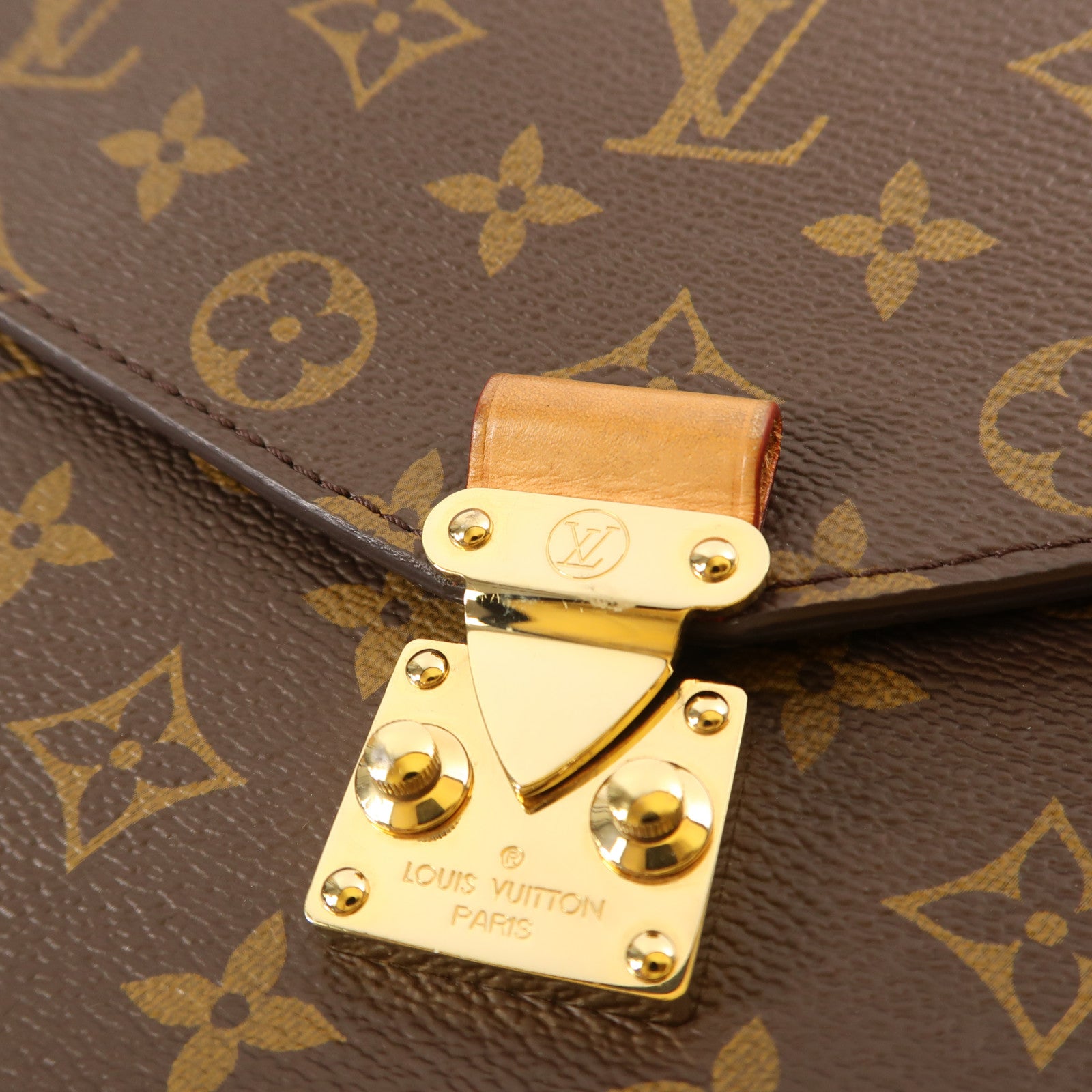 LOUIS VUITTON Monogram Pochette Metis MM金扣手挽肩背兩用袋