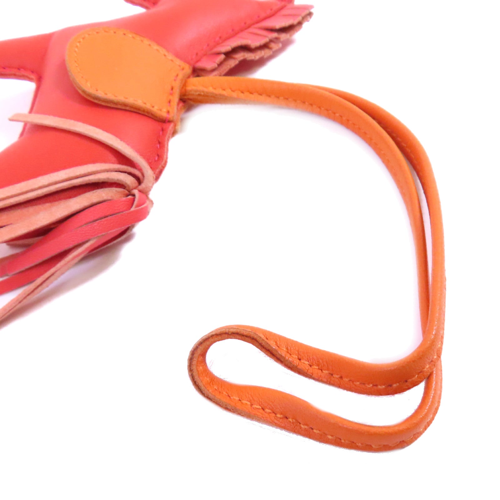 HERMES 【激減優惠】Swift皮革Redeo MM Charm掛飾橙色