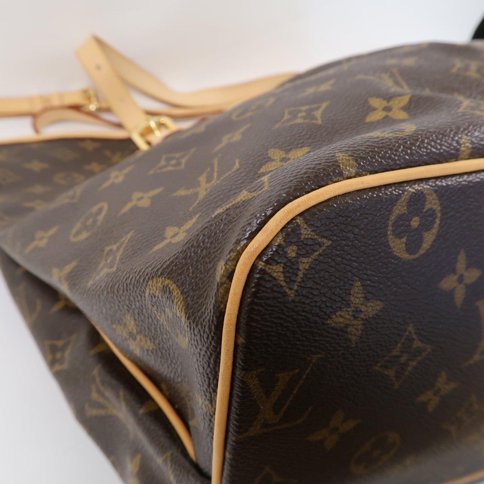 LOUIS VUITTON Monogram Palermo GM金扣手挽肩背兩用袋啡色