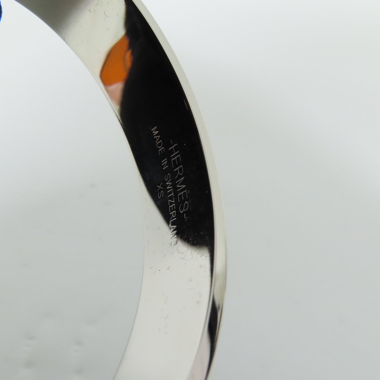 HERMES 金屬/Epsom皮革 Bracelet手鐲Rose Jaipur