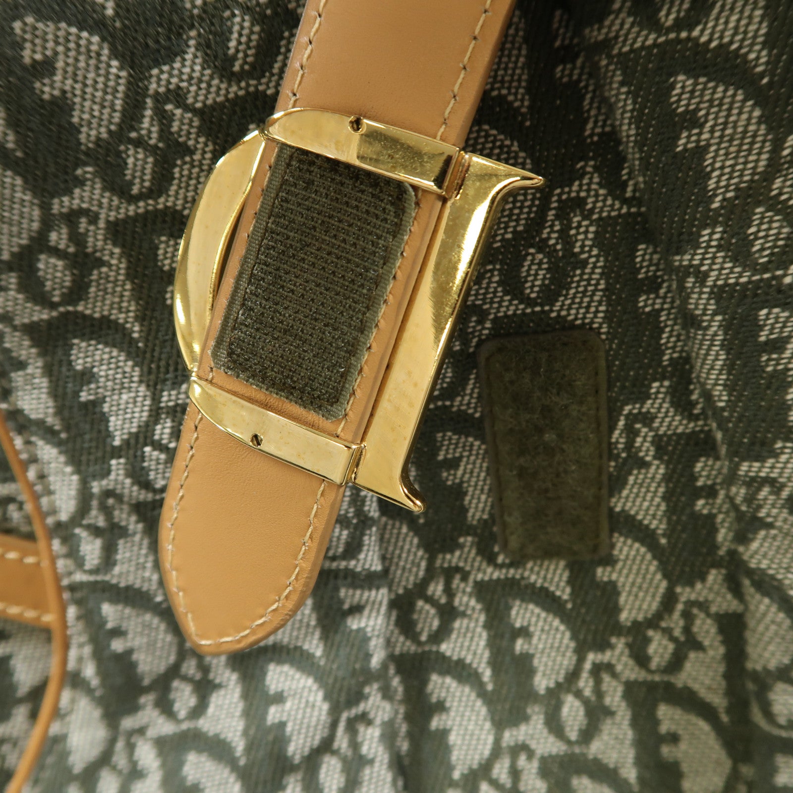 Dior 【激減優惠】帆布Vintage Hand Bag金扣手挽袋