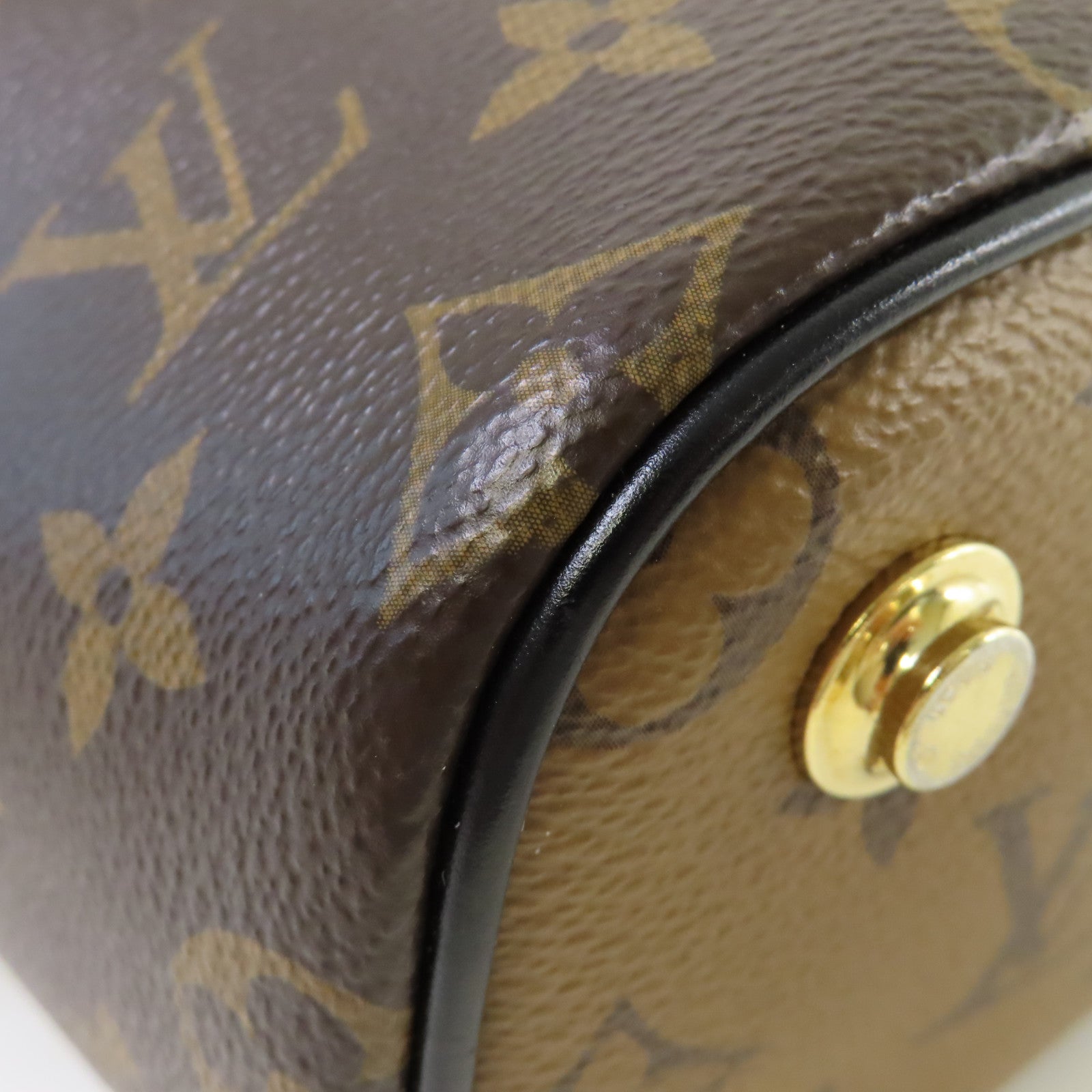 LOUIS VUITTON 【激減優惠】Monogram Vanity PM 2Way Shoulder Bag金扣手挽肩背兩用袋啡色