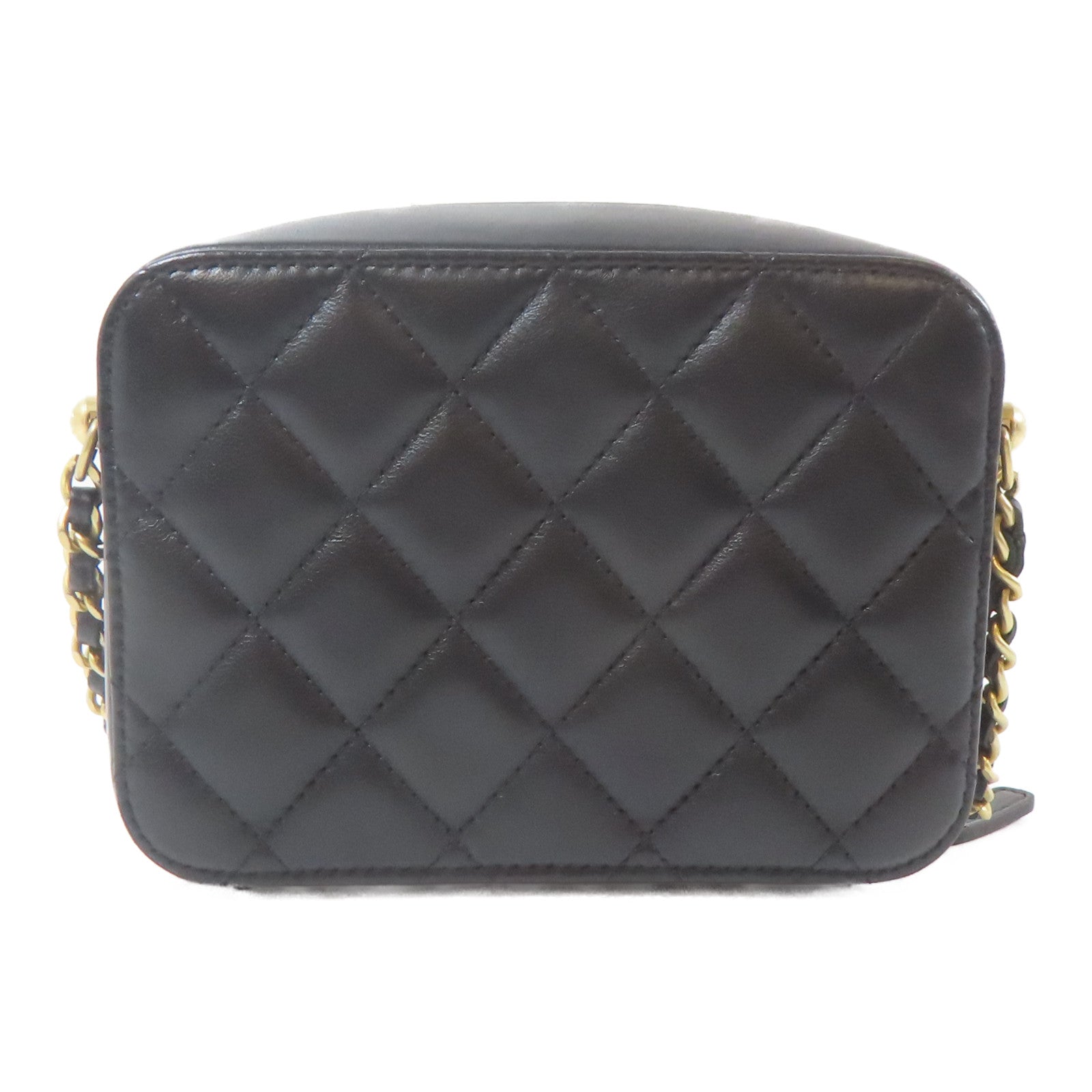 CHANEL 菱格羊皮皮革Chain Shoulder Bag金扣鏈帶肩背袋