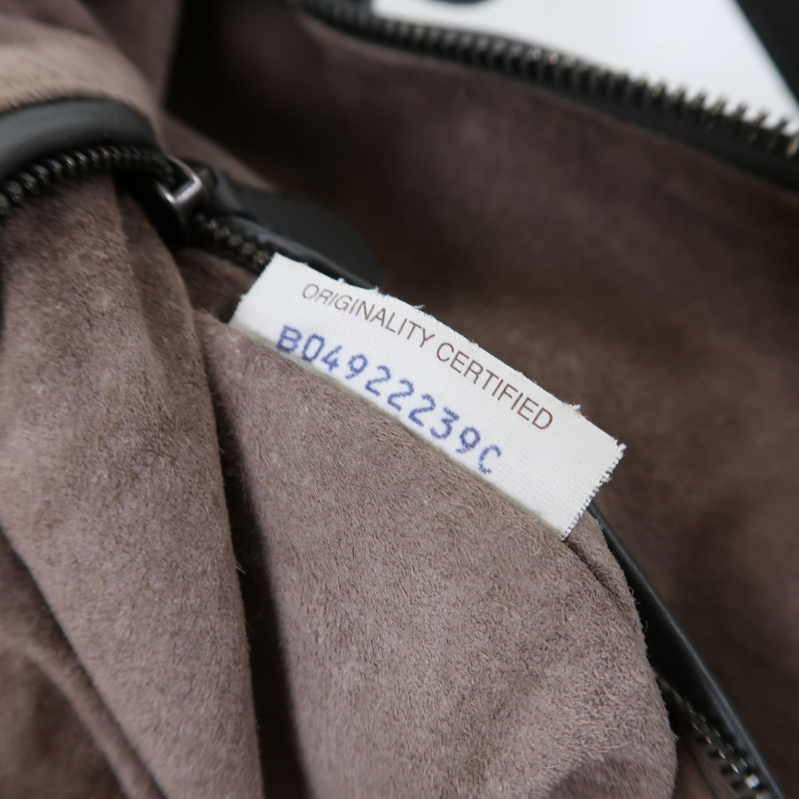 BOTTEGA VENETA 織紋羊皮皮革Shoulder Bag肩背袋灰色