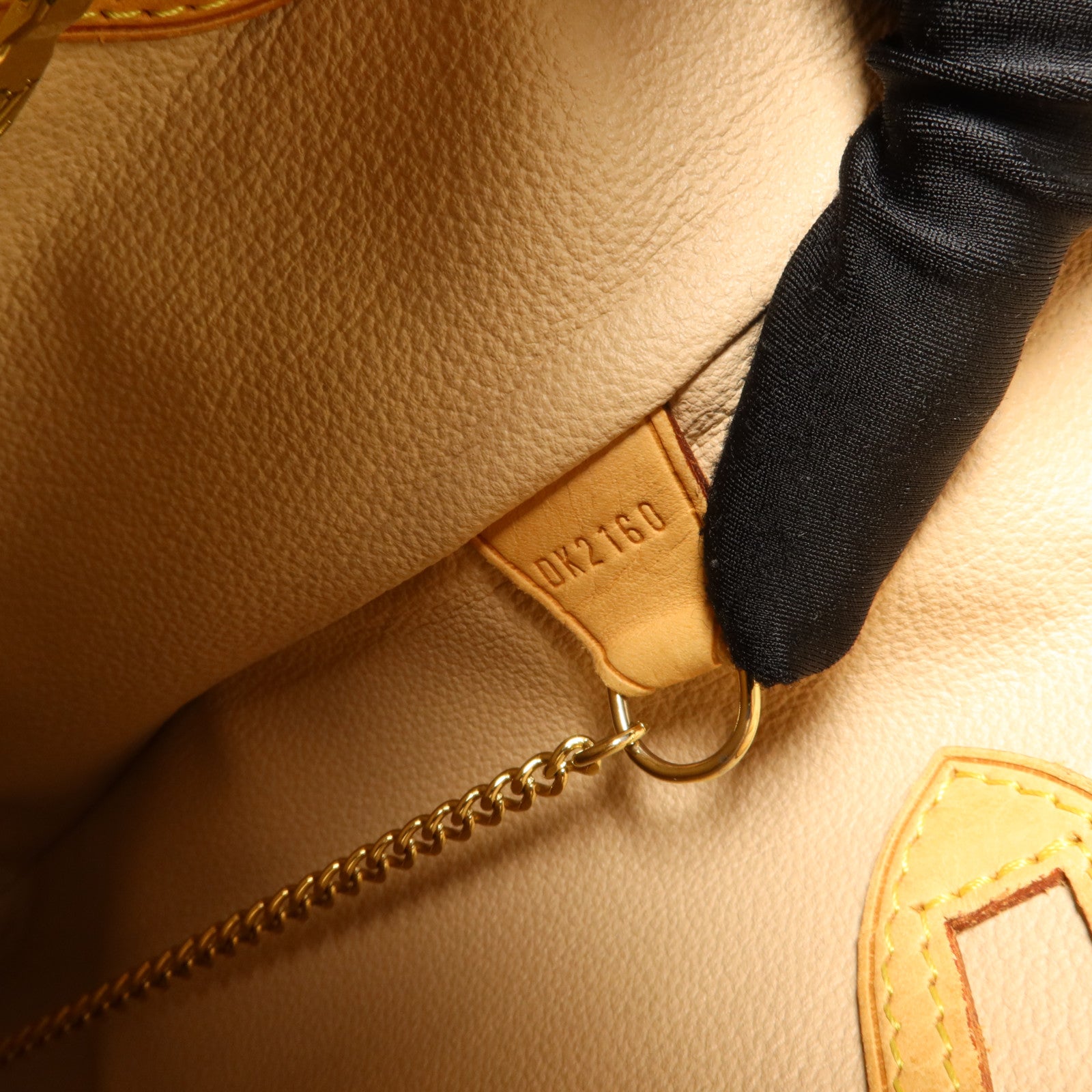 LOUIS VUITTON Monogram Bucket GM金扣手挽袋棕色