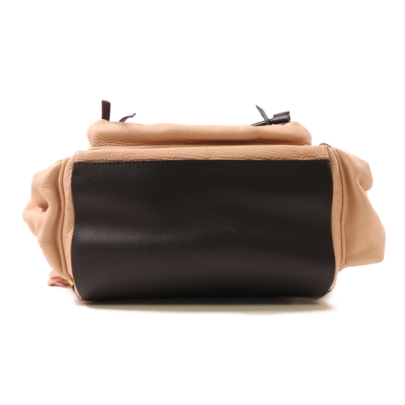 BURBERRY 牛皮皮革Backpack金扣背包粉紅色