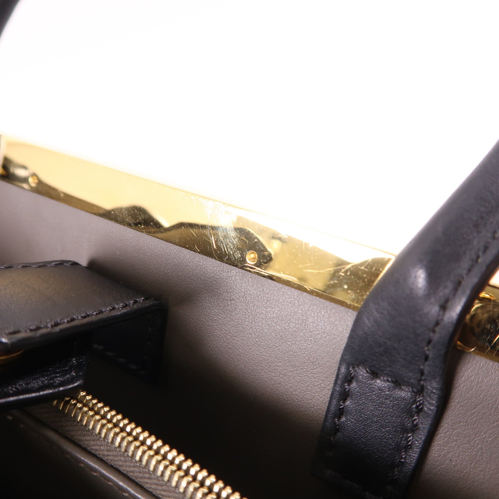 FENDI 牛皮皮革Petite 2 Jours金扣手挽肩背兩用袋