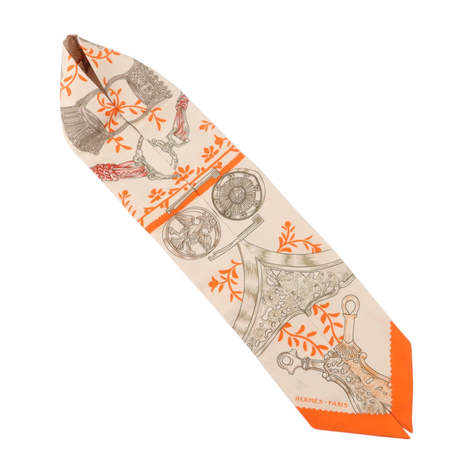 HERMES 絲質Twilly絲巾
