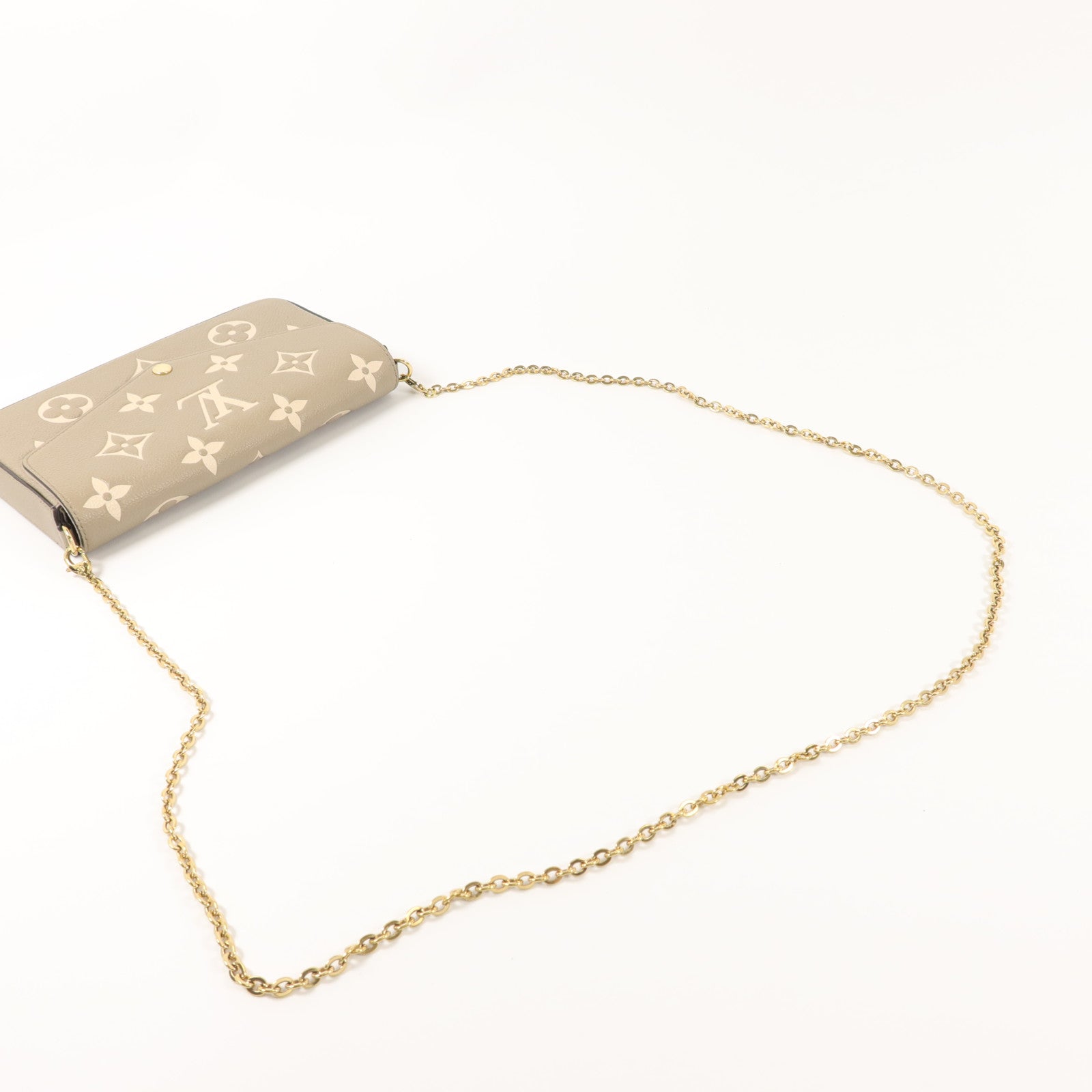 LOUIS VUITTON Monogram Empreinte Pochette Felicie鏈帶肩背袋