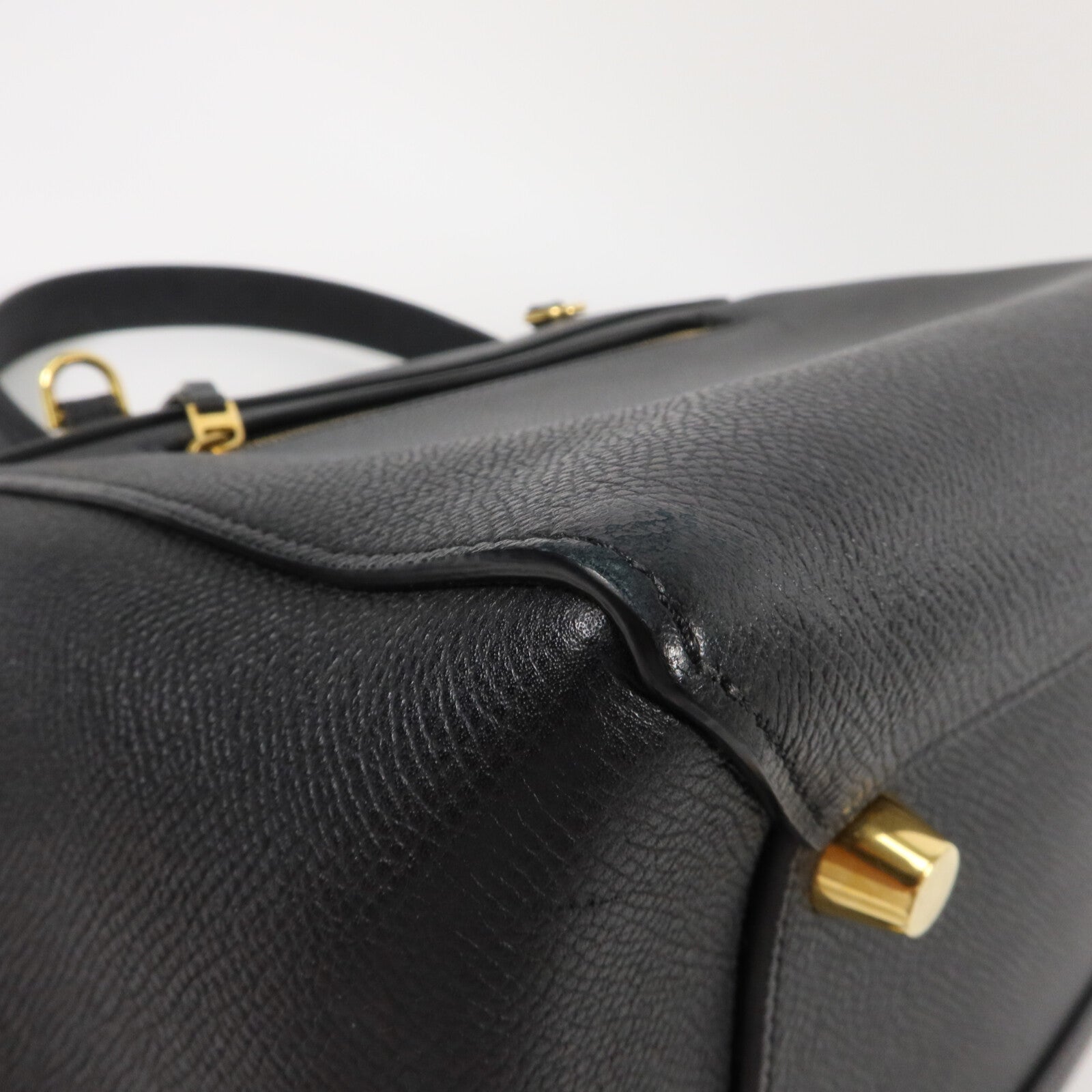 CELINE 牛皮皮革Micro Belt Bag手挽肩背兩用袋