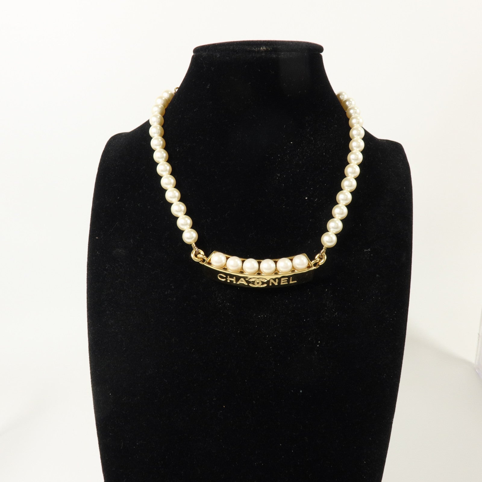 CHANEL PVC/金屬Choker Necklace項鏈