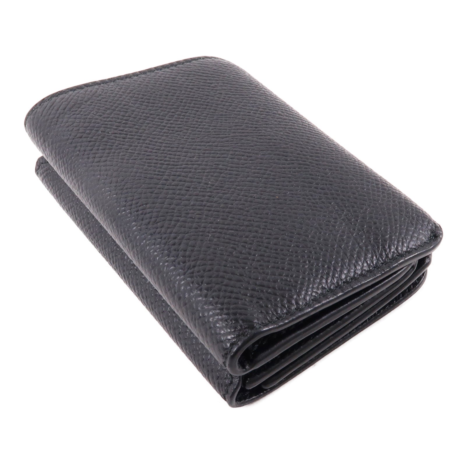 BALENCIAGA 牛皮皮革Wallet金扣錢包黑色