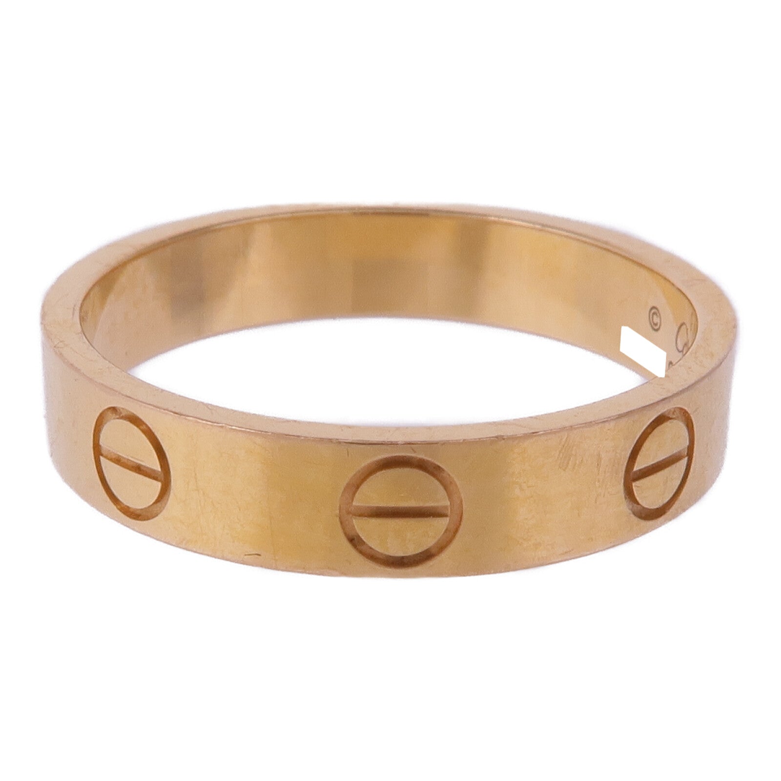 CARTIER 18K玫瑰金Love Ring戒指CARTIER#51/US#5.5