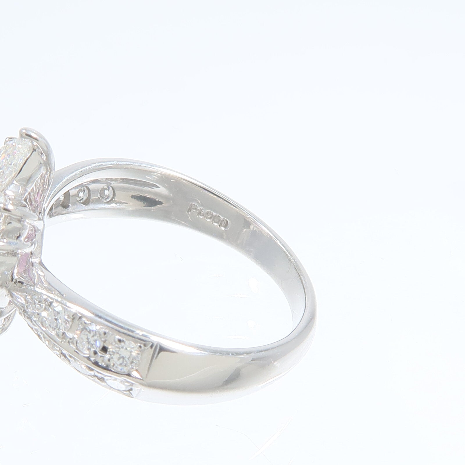 JEWELRY PT900鉑金Pink Sapphire Diamond Ring