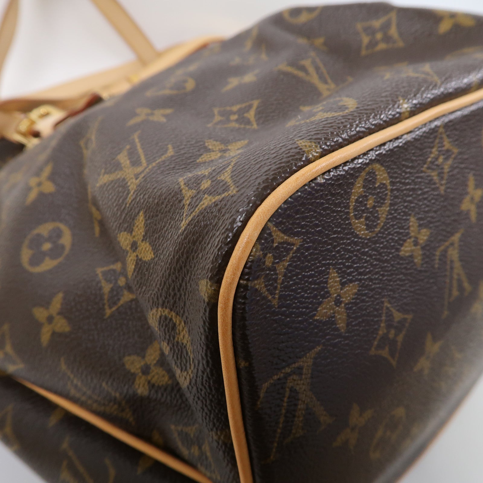 LOUIS VUITTON Monogram Palermo GM金扣手挽肩背兩用袋啡色