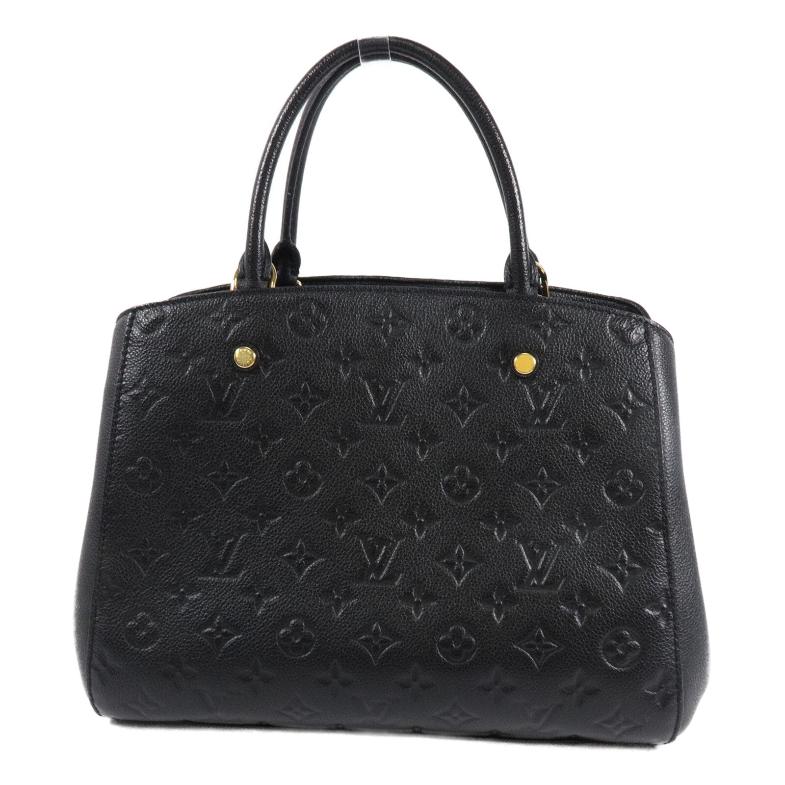 LOUIS VUITTON Monogram Empreinte Montaigne MM手挽肩背兩用袋
