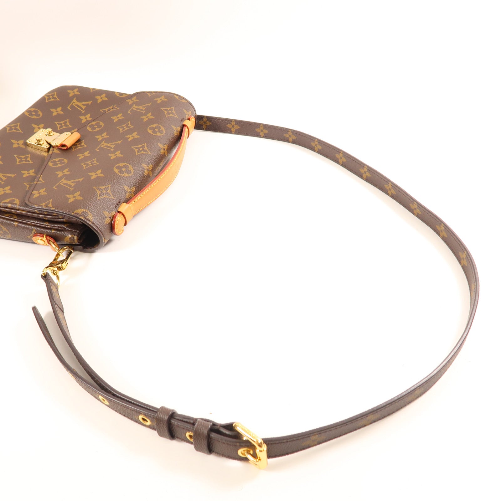 LOUIS VUITTON Monogram Pochette Metis MM金扣手挽肩背兩用袋
