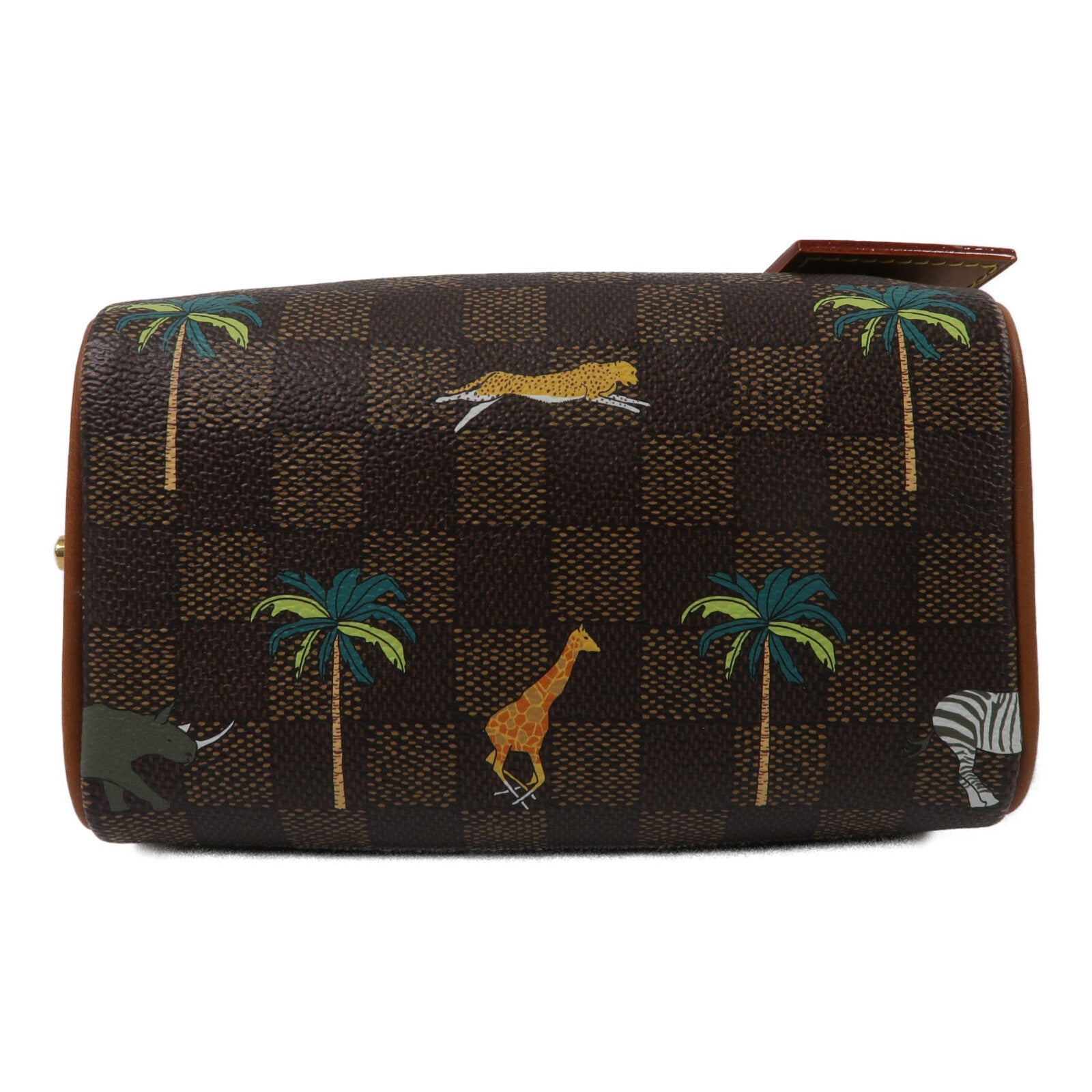 LOUIS VUITTON Damier Heritage Speedy Bandouliere 18 x The Darjeeling手挽肩背兩用袋