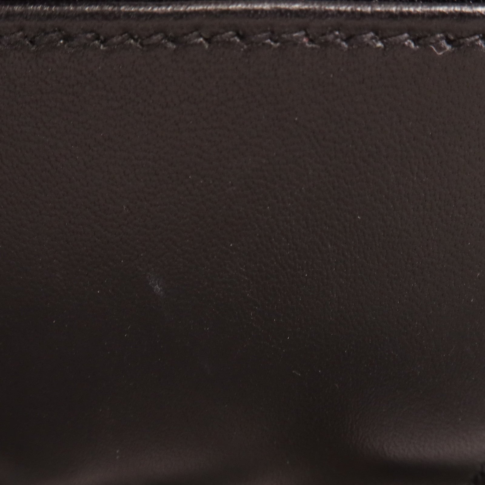 HERMES Epsom皮革Verrou 23銀扣肩背袋Noir