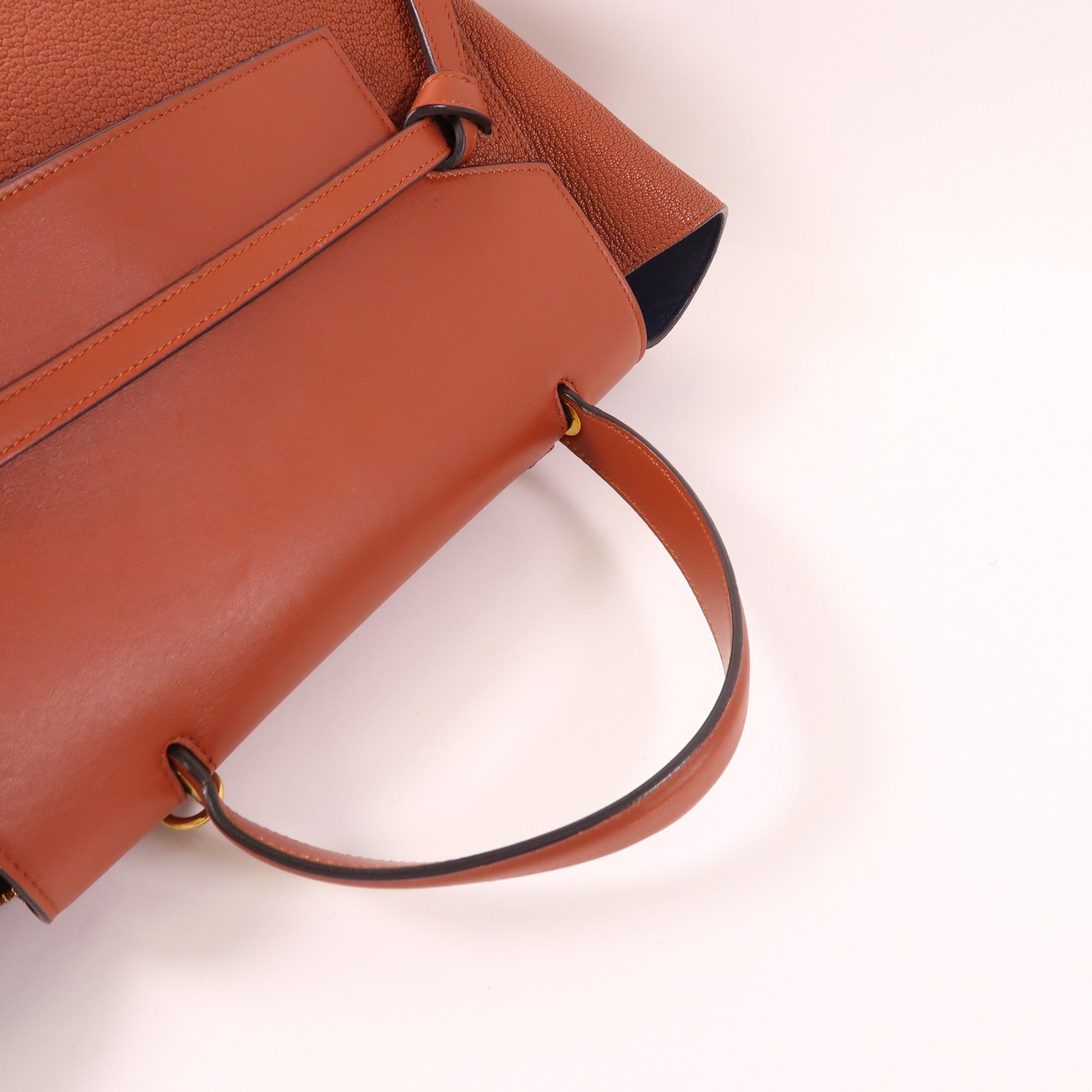 CELINE 【激減優惠】牛皮皮革Micro Belt金扣手挽肩背兩用袋