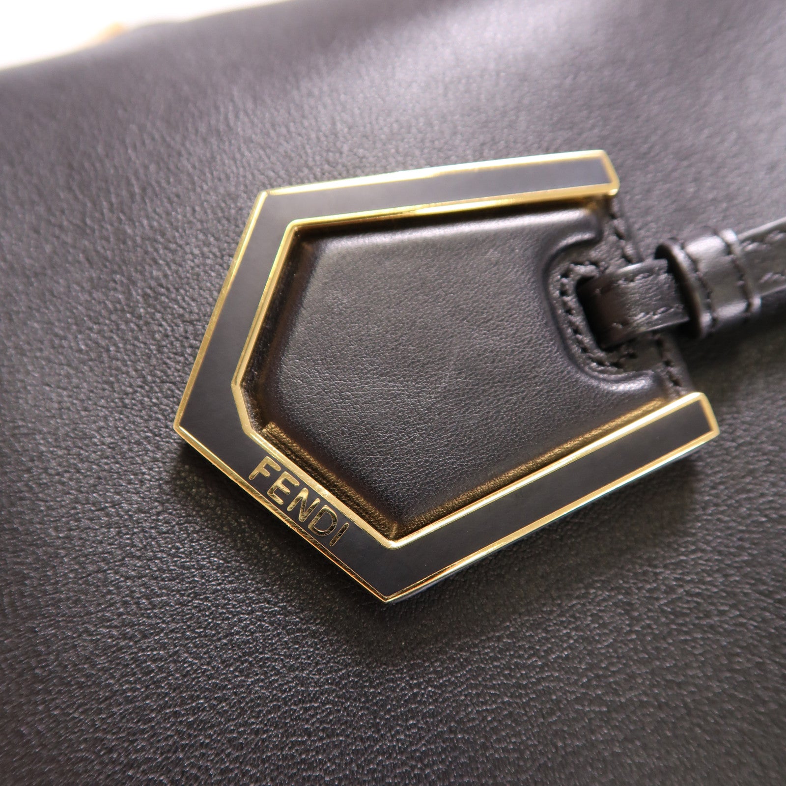FENDI 牛皮皮革Petite 2 Jours金扣手挽肩背兩用袋