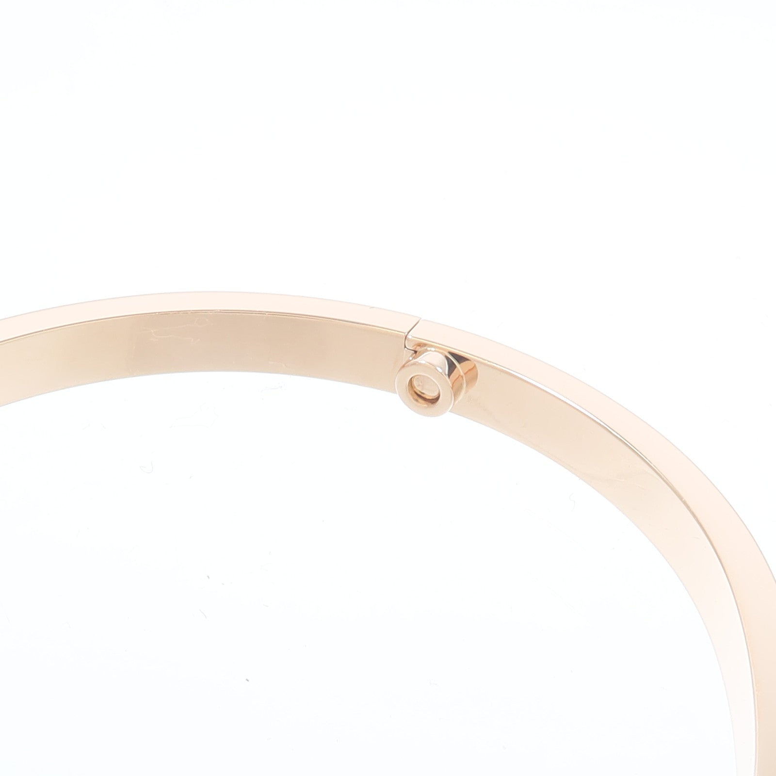 CARTIER 18K玫瑰金Love Bracelet鑽石手鏈