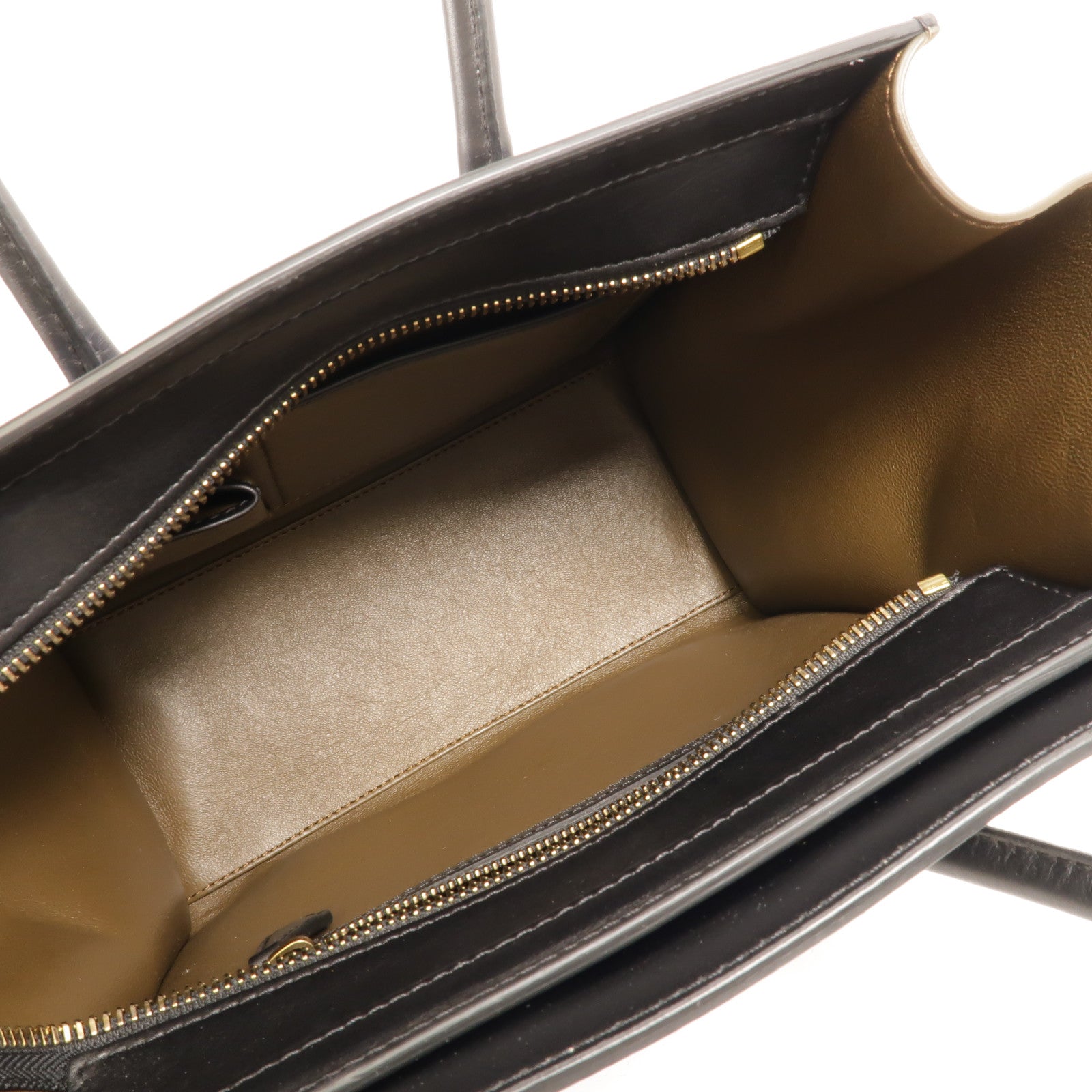 CELINE 牛皮皮革Micro Luggage手挽袋
