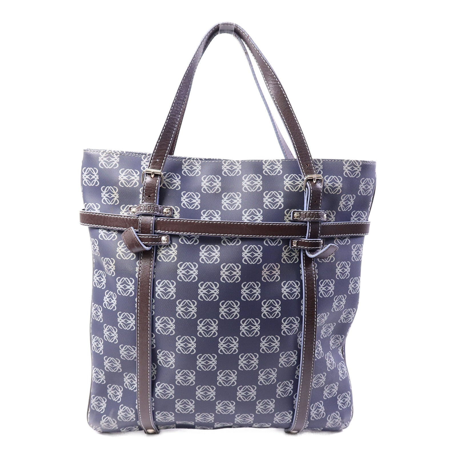 LOEWE 帆布Anagram Shoulder Bag肩背袋