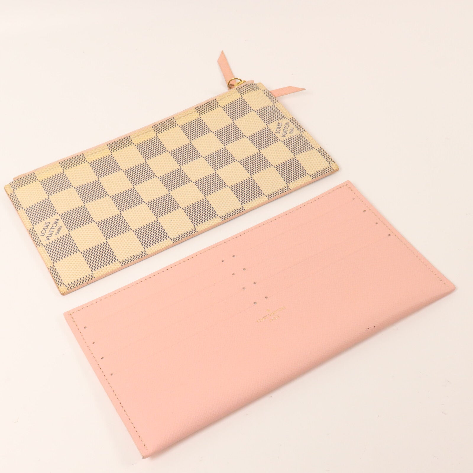 LOUIS VUITTON Damier Azur Felicie Pochette鏈帶肩背袋