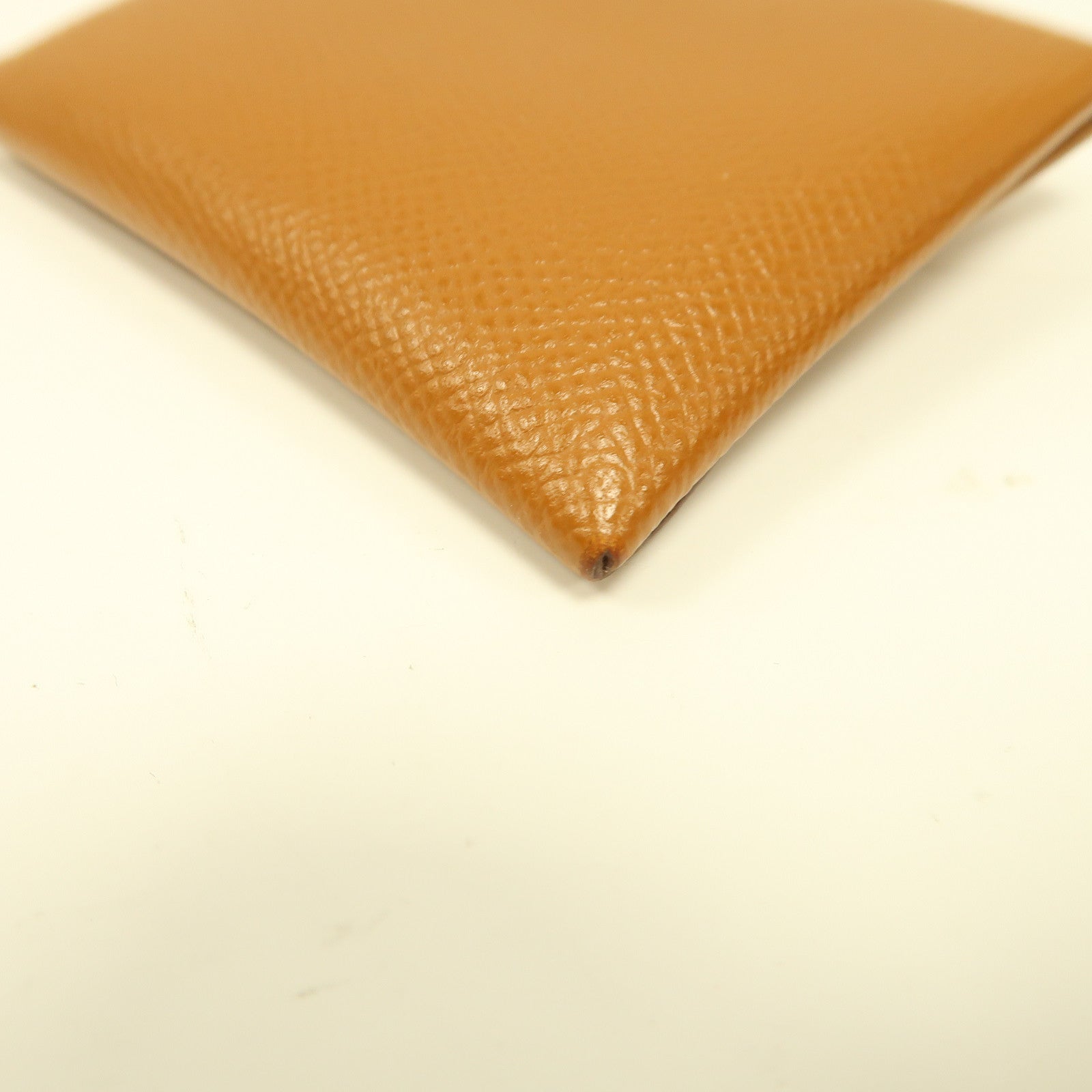 HERMES 【激減優惠】Epsom皮革Bastia Coin Case銀扣零錢包啡色