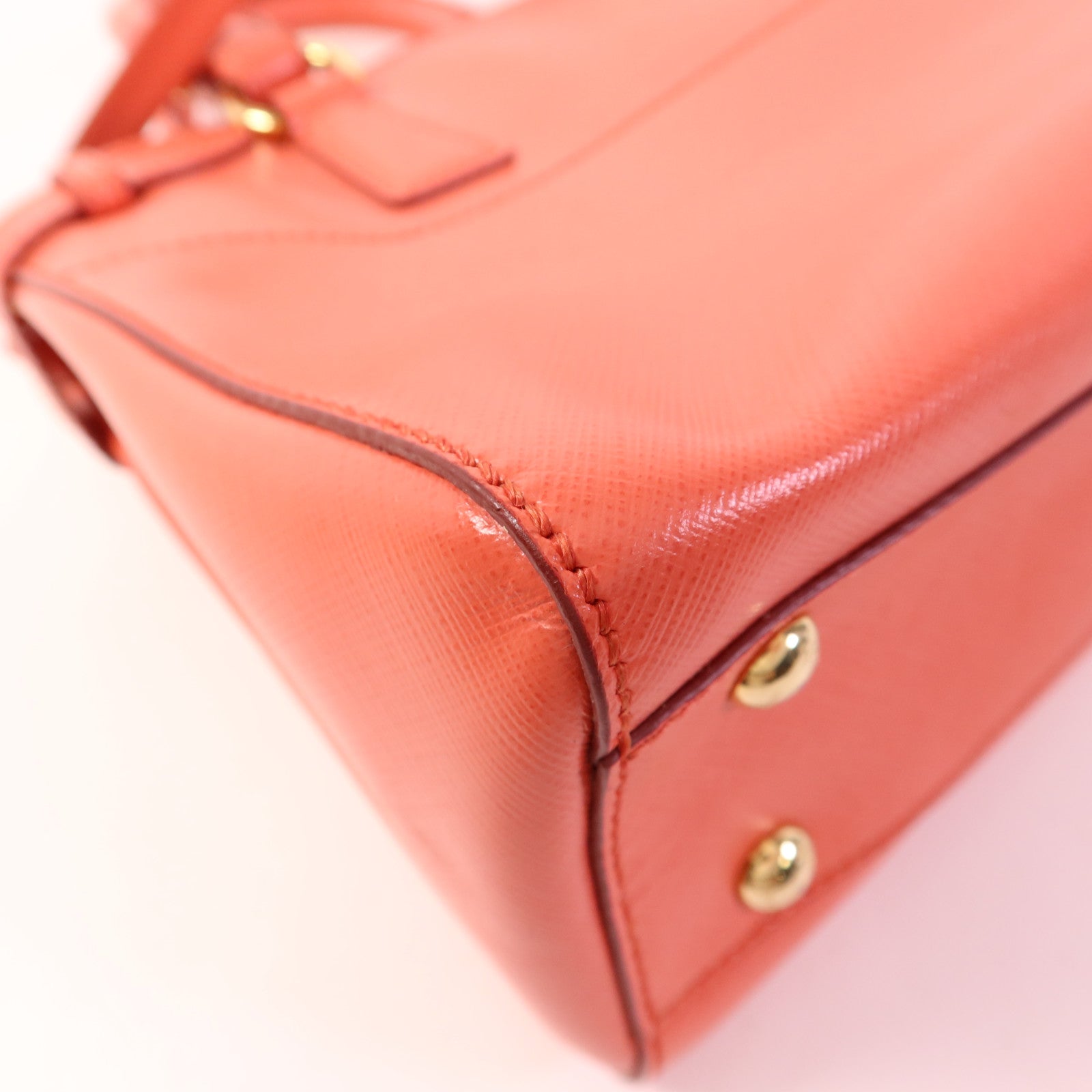 Salvatore Ferragamo 牛皮皮革2 Way Shoulder Bag金扣手挽肩背兩用袋