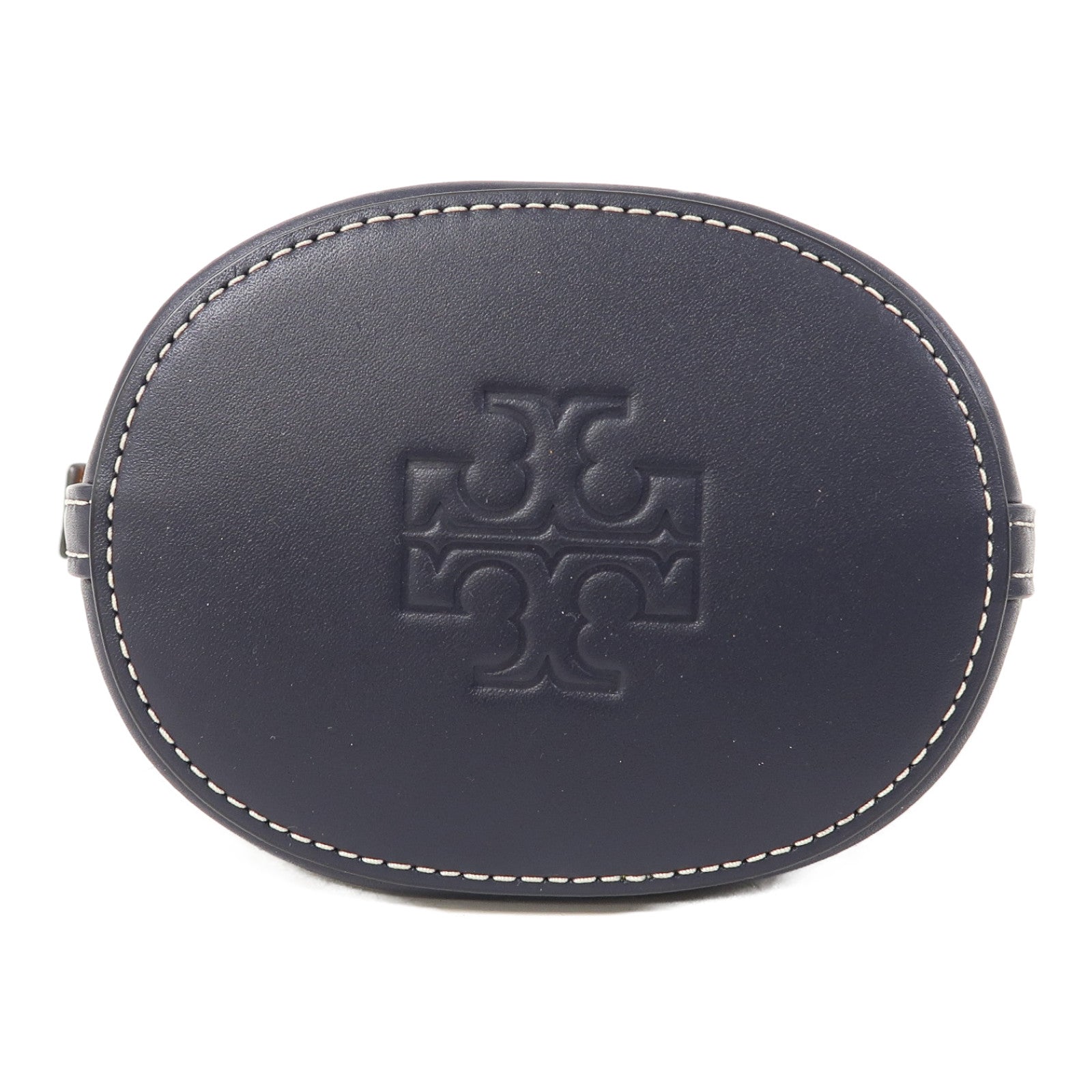 Tory Burch 帆布Shoulder Bag金扣手挽肩背兩用袋藍色