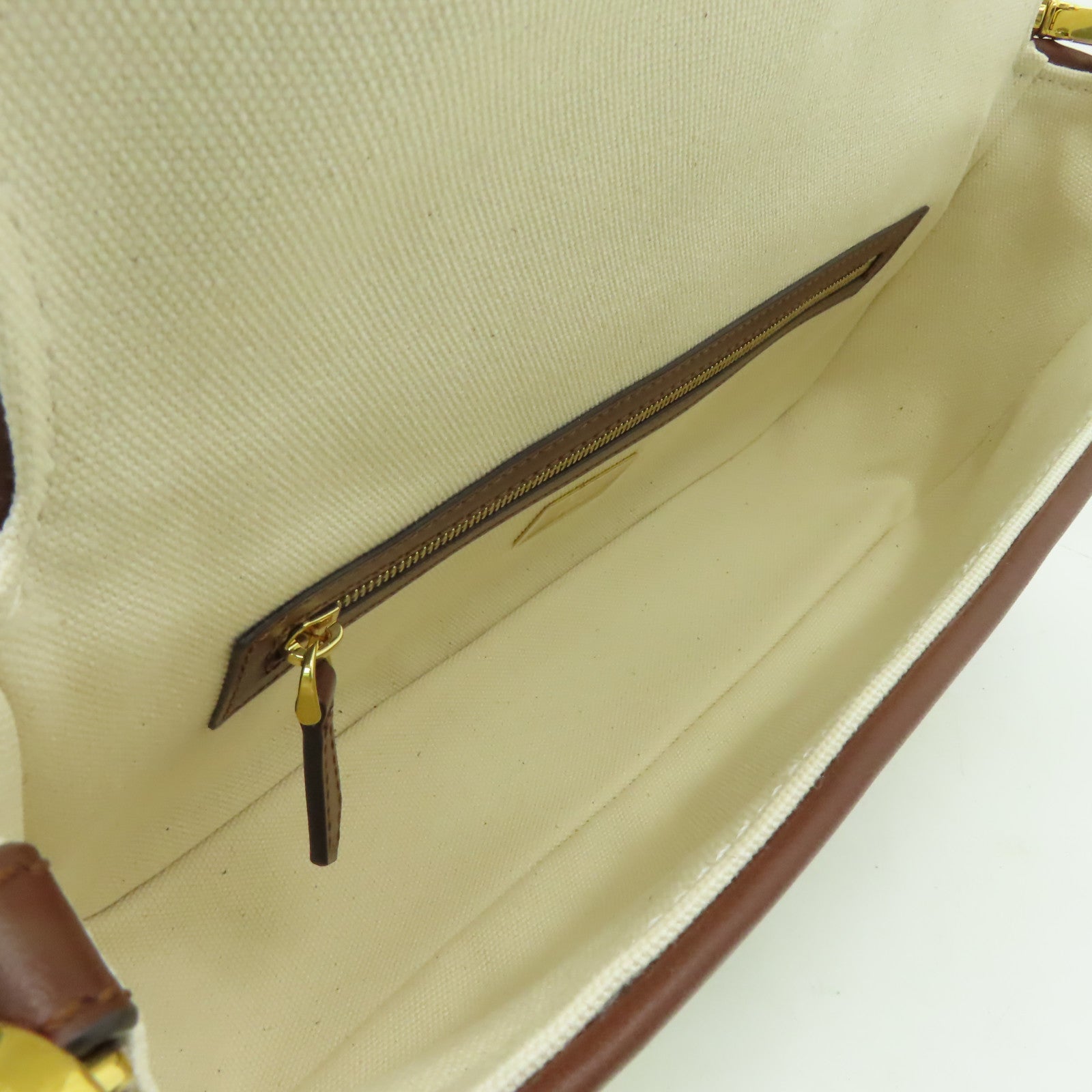 FENDI 【清倉大減價】帆布Baguette金扣手挽肩背兩用袋彩色