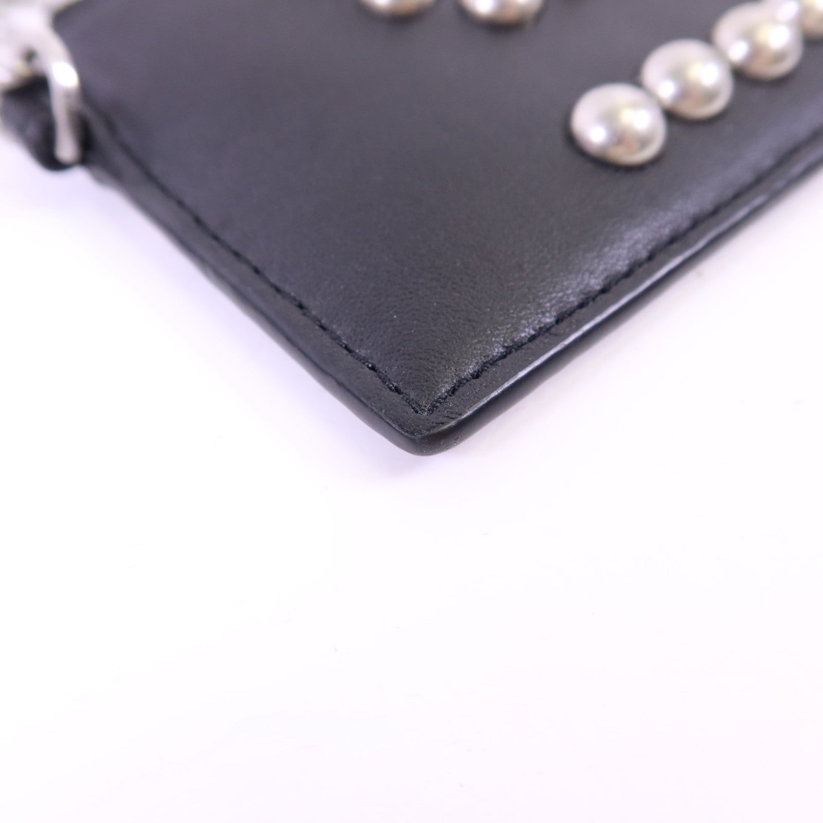 牛皮皮革Card Case銀扣卡片套