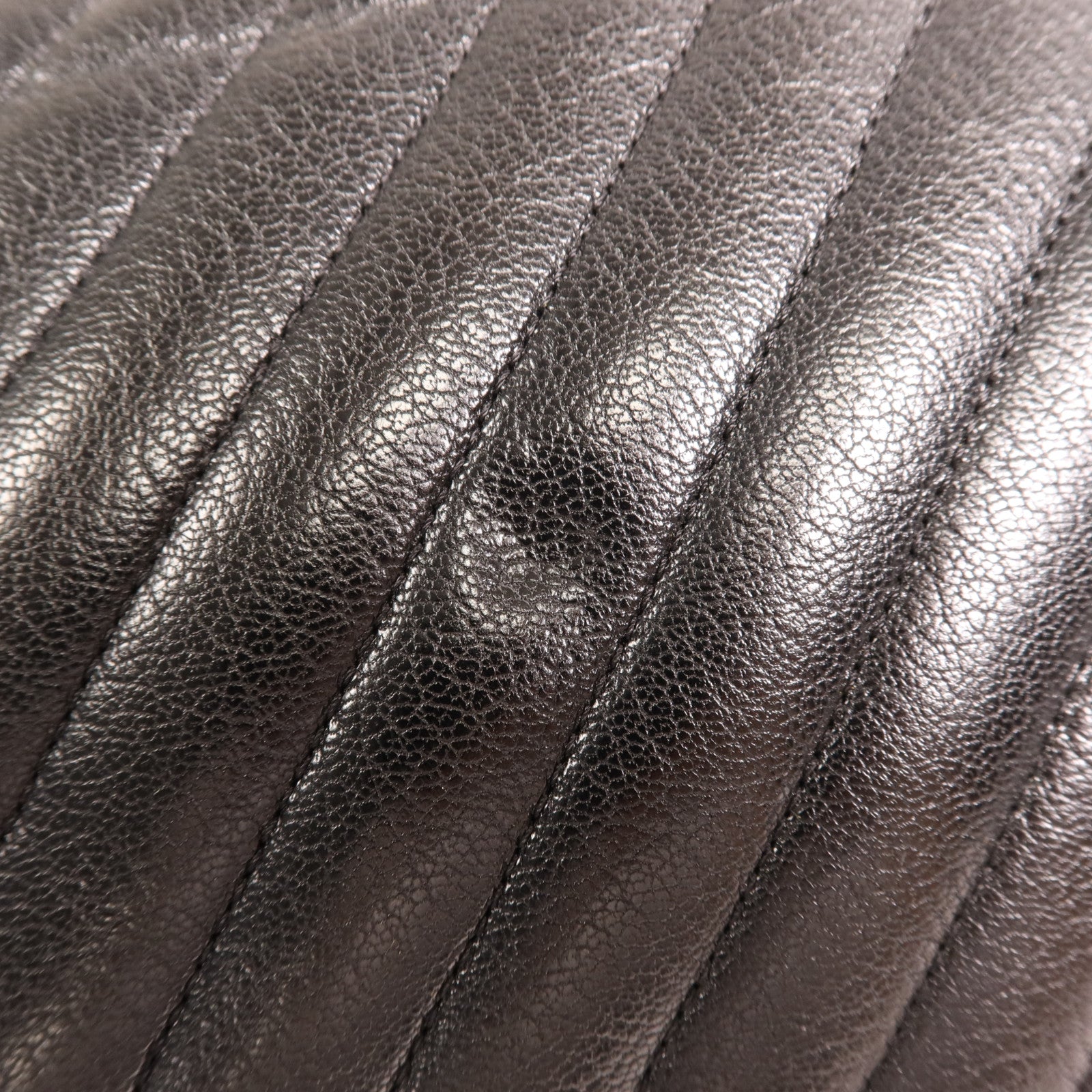 CHANEL 牛皮皮革Coco Mark Quilted Flap金扣鏈帶肩背袋