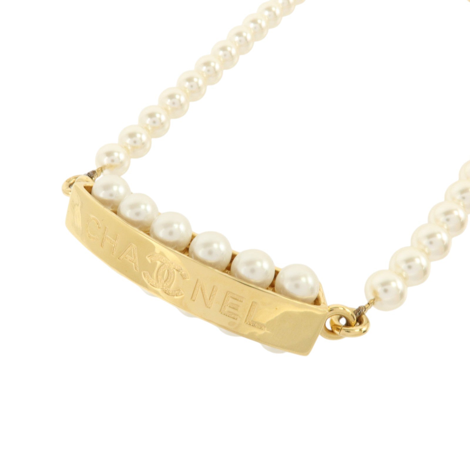 CHANEL PVC/金屬Choker Necklace項鏈