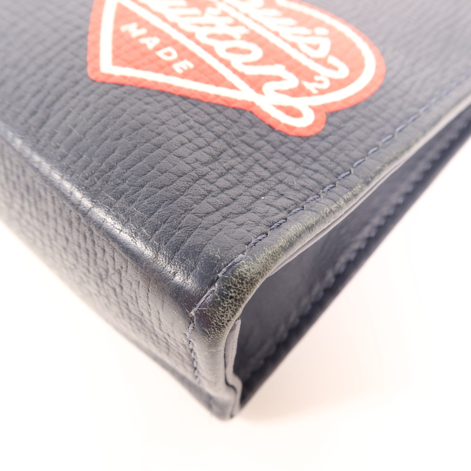 LOUIS VUITTON Monogram Denim LV X Nigo Pochette Voyage金扣手拿包