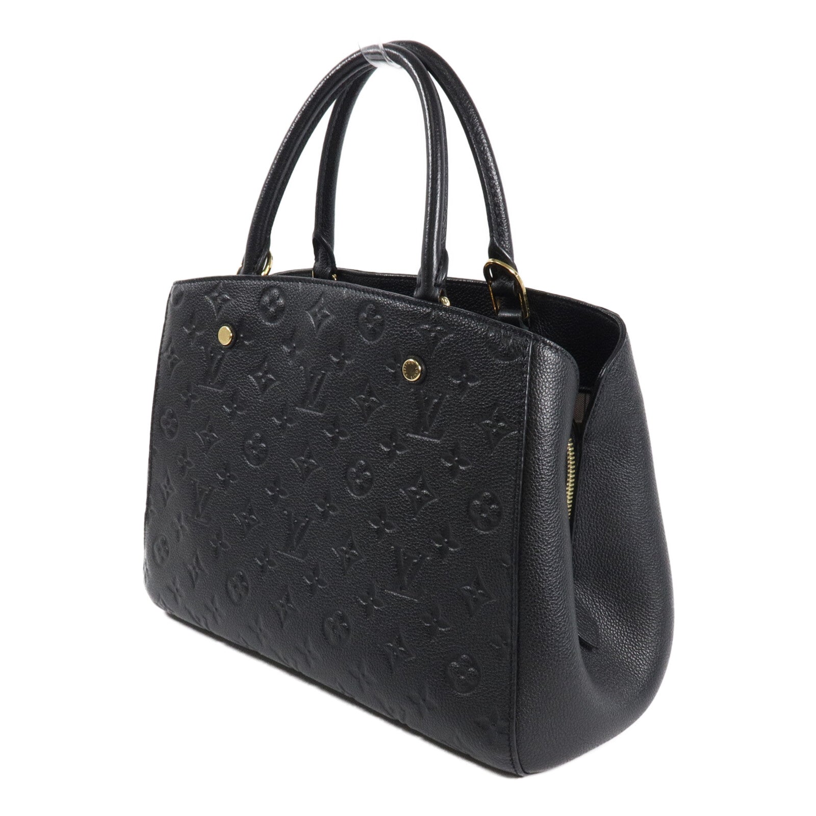 LOUIS VUITTON Monogram Empreinte Montaigne MM手挽肩背兩用袋