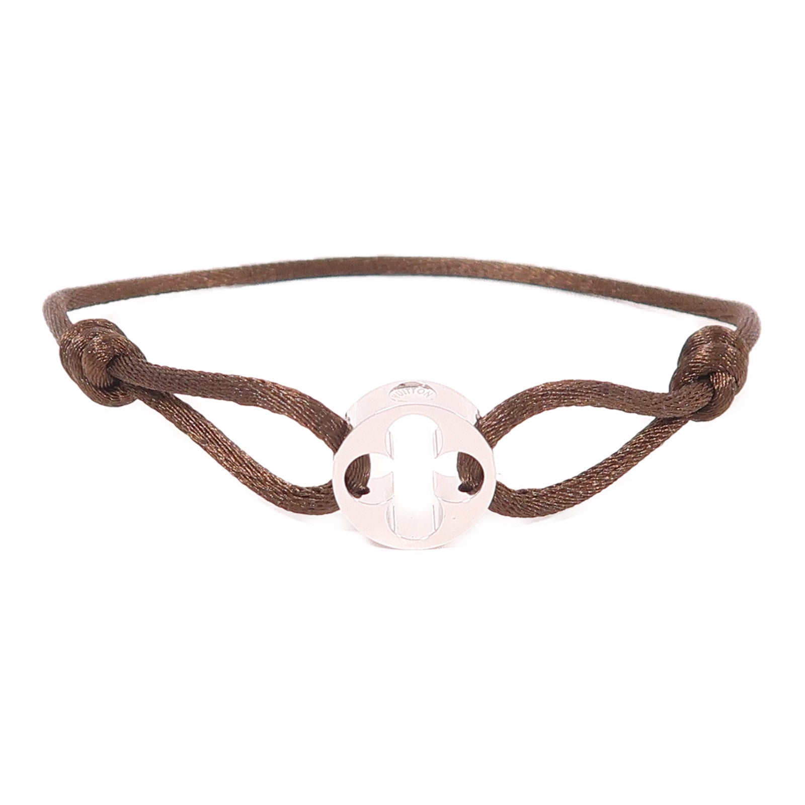 LOUIS VUITTON LV Empreinte Bracelet Q95649 18K White Gold