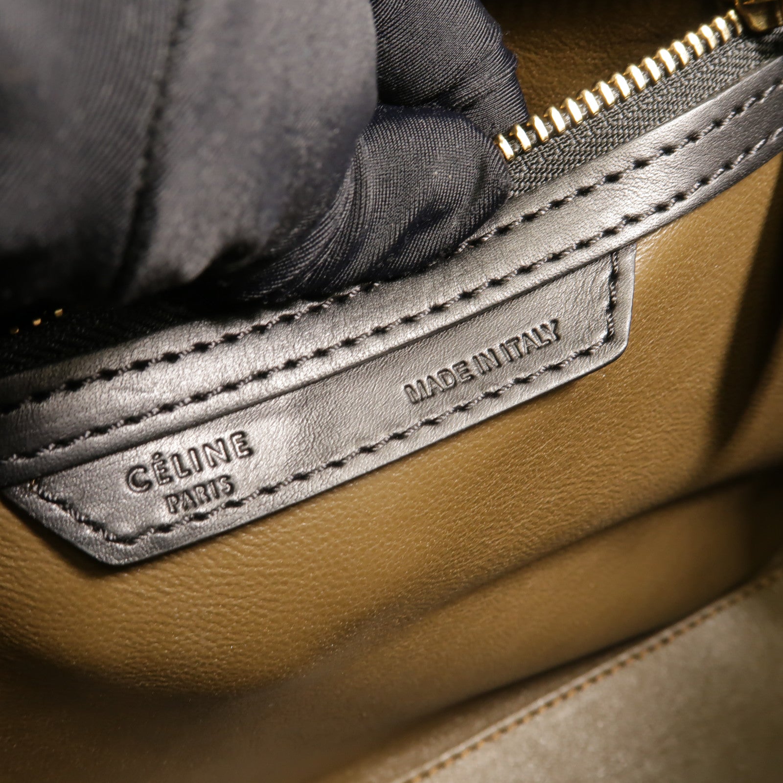 CELINE 牛皮皮革Micro Luggage手挽袋