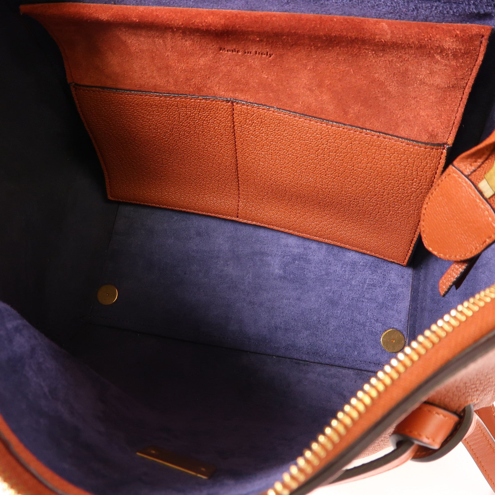 CELINE 【激減優惠】牛皮皮革Micro Belt金扣手挽肩背兩用袋