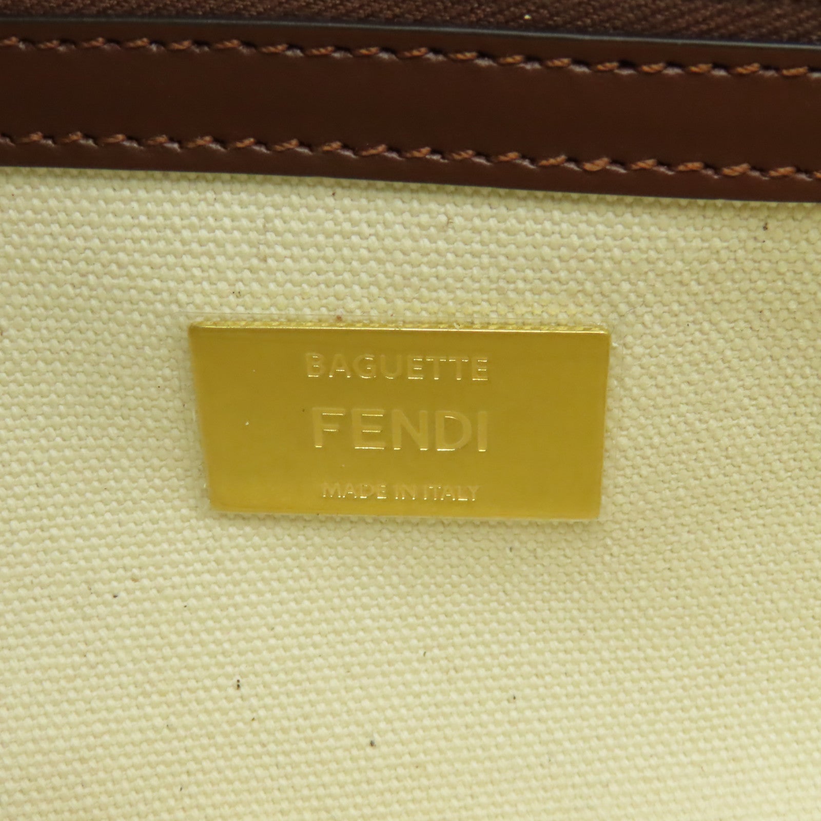 FENDI 【清倉大減價】帆布Baguette金扣手挽肩背兩用袋彩色