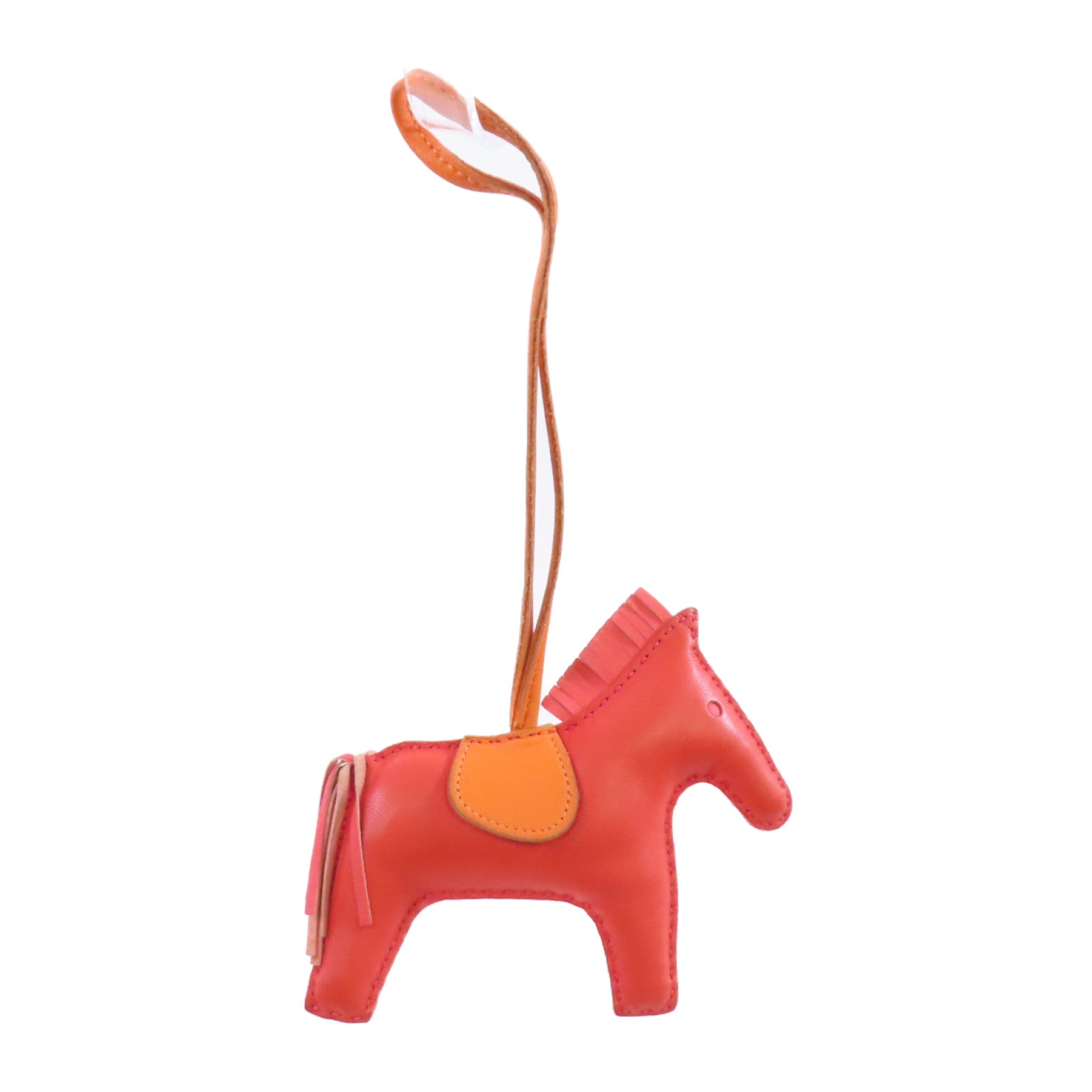 HERMES 【激減優惠】Swift皮革Redeo MM Charm掛飾橙色