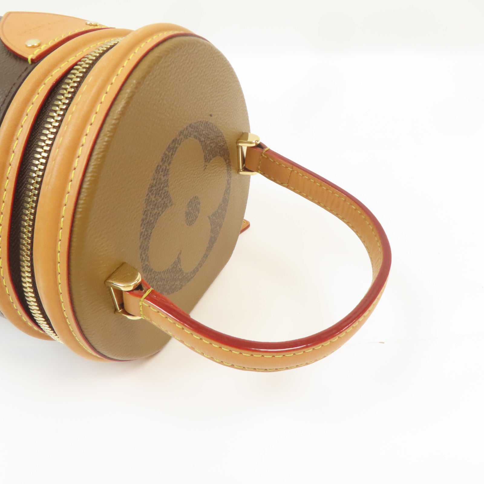 LOUIS VUITTON Monogram Giant Cannes金扣手挽肩背兩用袋啡色
