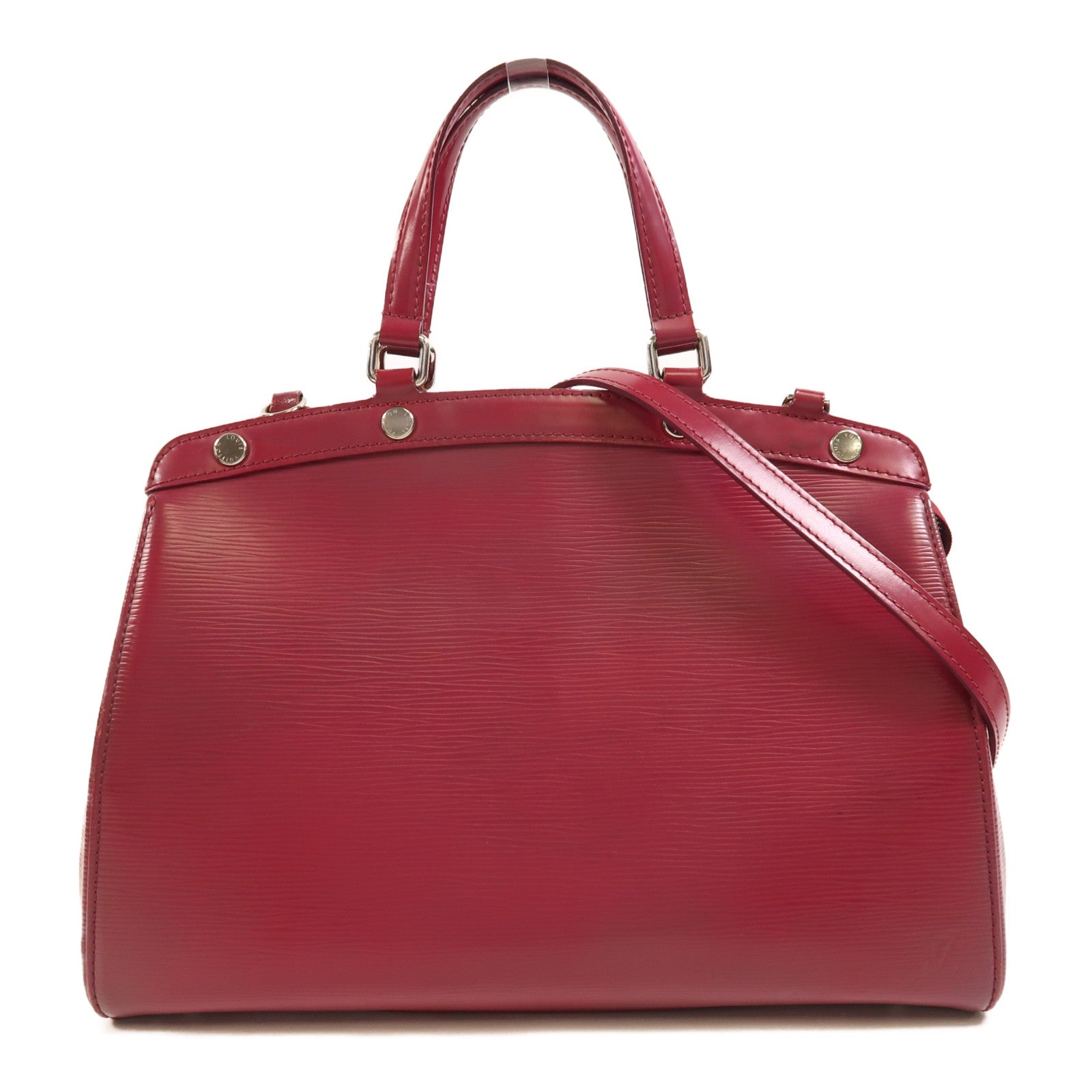 LOUIS VUITTON Epi Brea MM銀扣手挽肩背兩用袋
