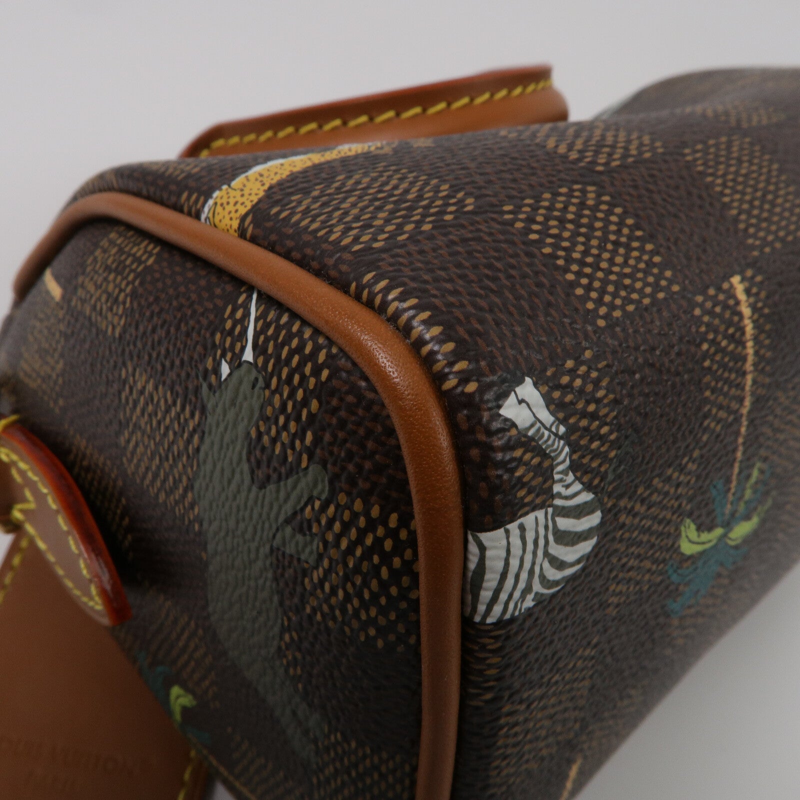 LOUIS VUITTON Damier Heritage Speedy Bandouliere 18 x The Darjeeling手挽肩背兩用袋