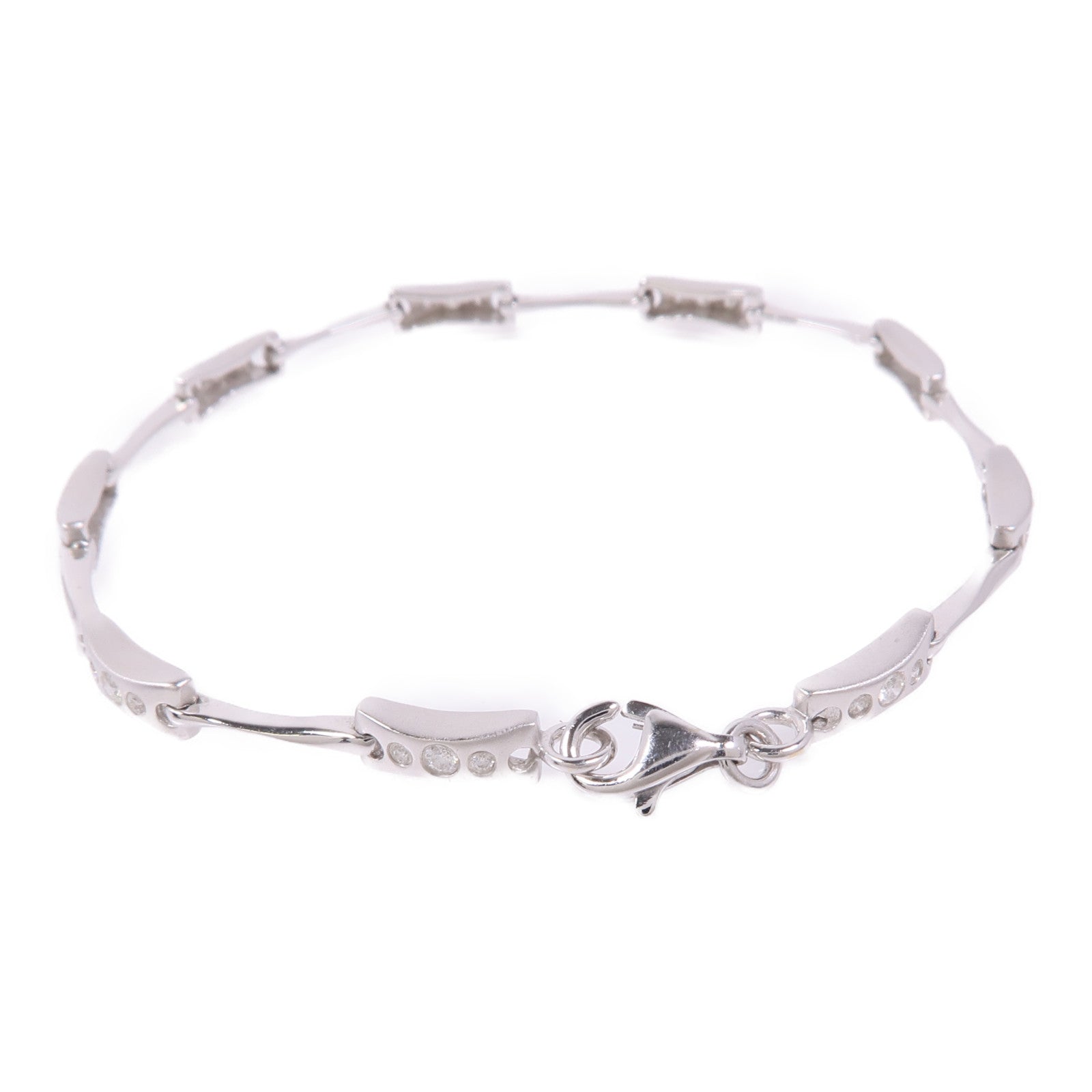 JEWELRY 18K白金Diamond Bracelet鑽石手鏈